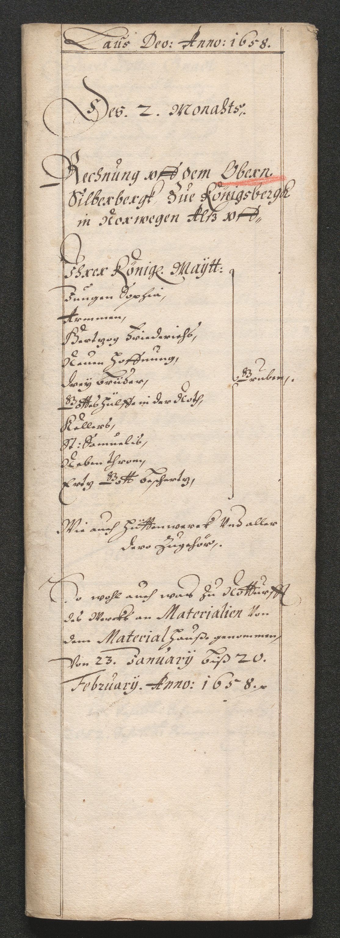 Kongsberg Sølvverk 1623-1816, AV/SAKO-EA-3135/001/D/Dc/Dcd/L0033: Utgiftsregnskap for gruver m.m. , 1658, p. 64