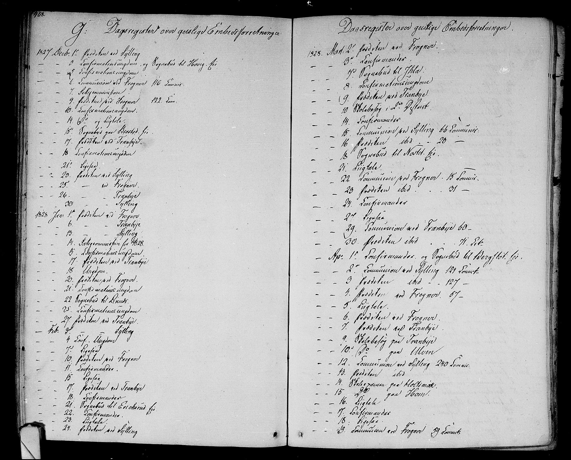 Lier kirkebøker, SAKO/A-230/F/Fa/L0010: Parish register (official) no. I 10, 1827-1843, p. 458