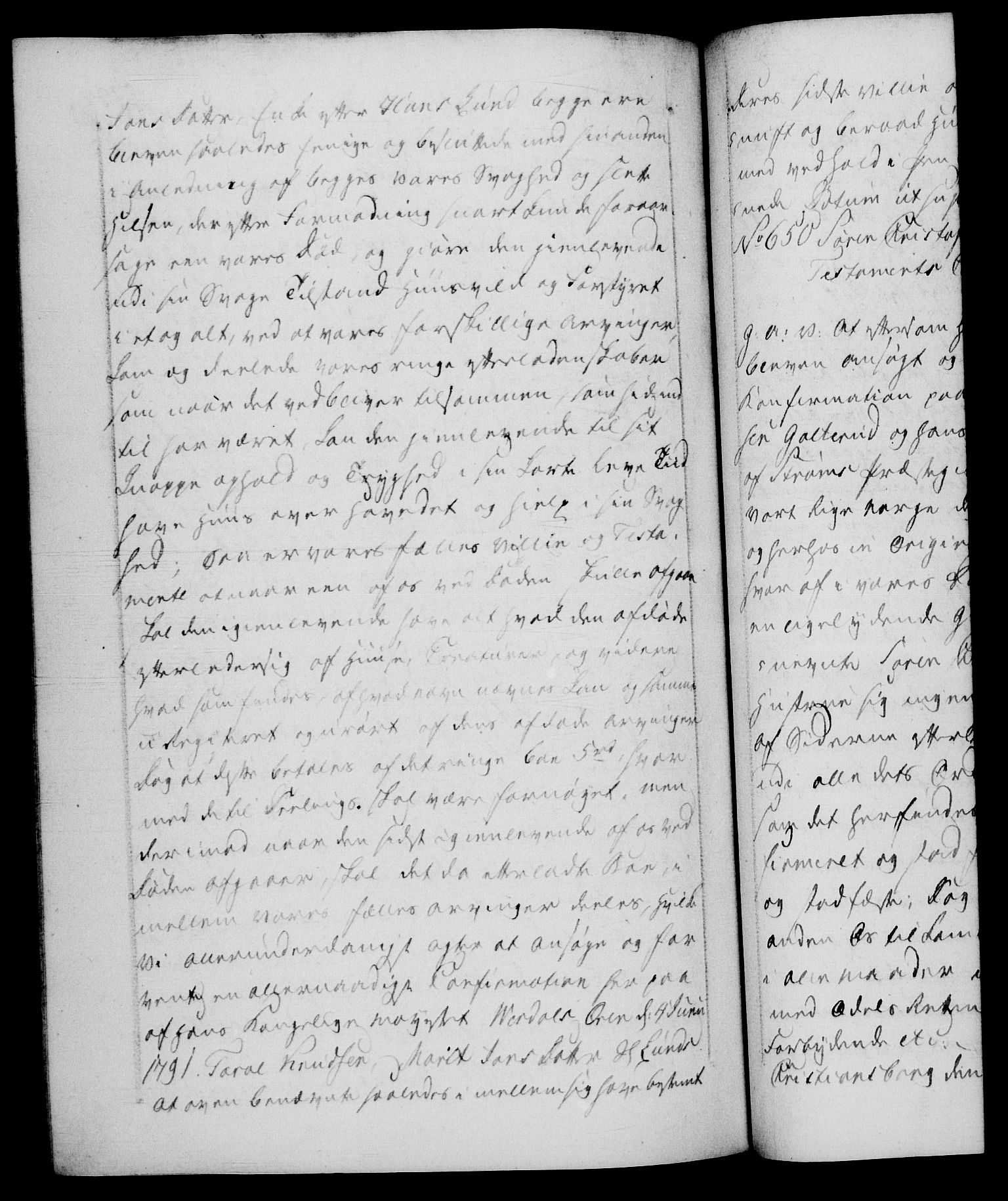 Danske Kanselli 1572-1799, AV/RA-EA-3023/F/Fc/Fca/Fcaa/L0053: Norske registre, 1790-1791, p. 794b