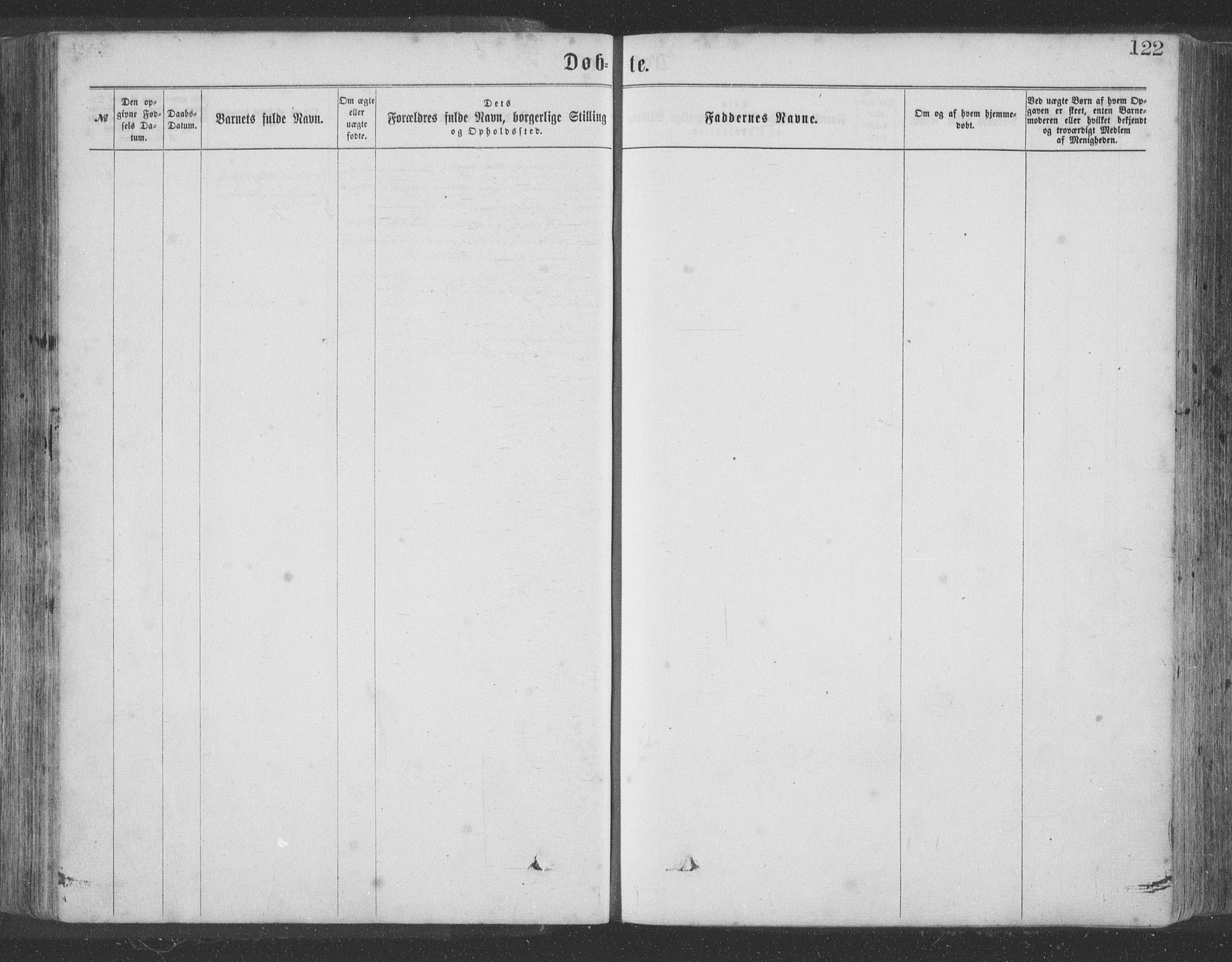 Hosanger sokneprestembete, AV/SAB-A-75801/H/Haa: Parish register (official) no. A 9, 1864-1876, p. 122