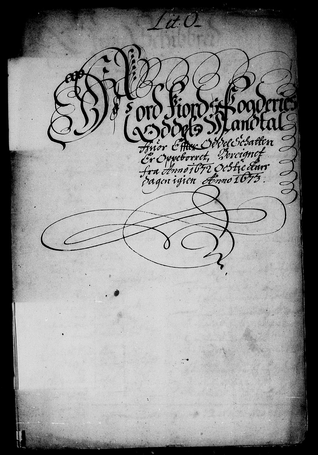 Rentekammeret inntil 1814, Reviderte regnskaper, Stiftamtstueregnskaper, Bergen stiftamt, AV/RA-EA-6043/R/Rc/L0035: Bergen stiftamt, 1672