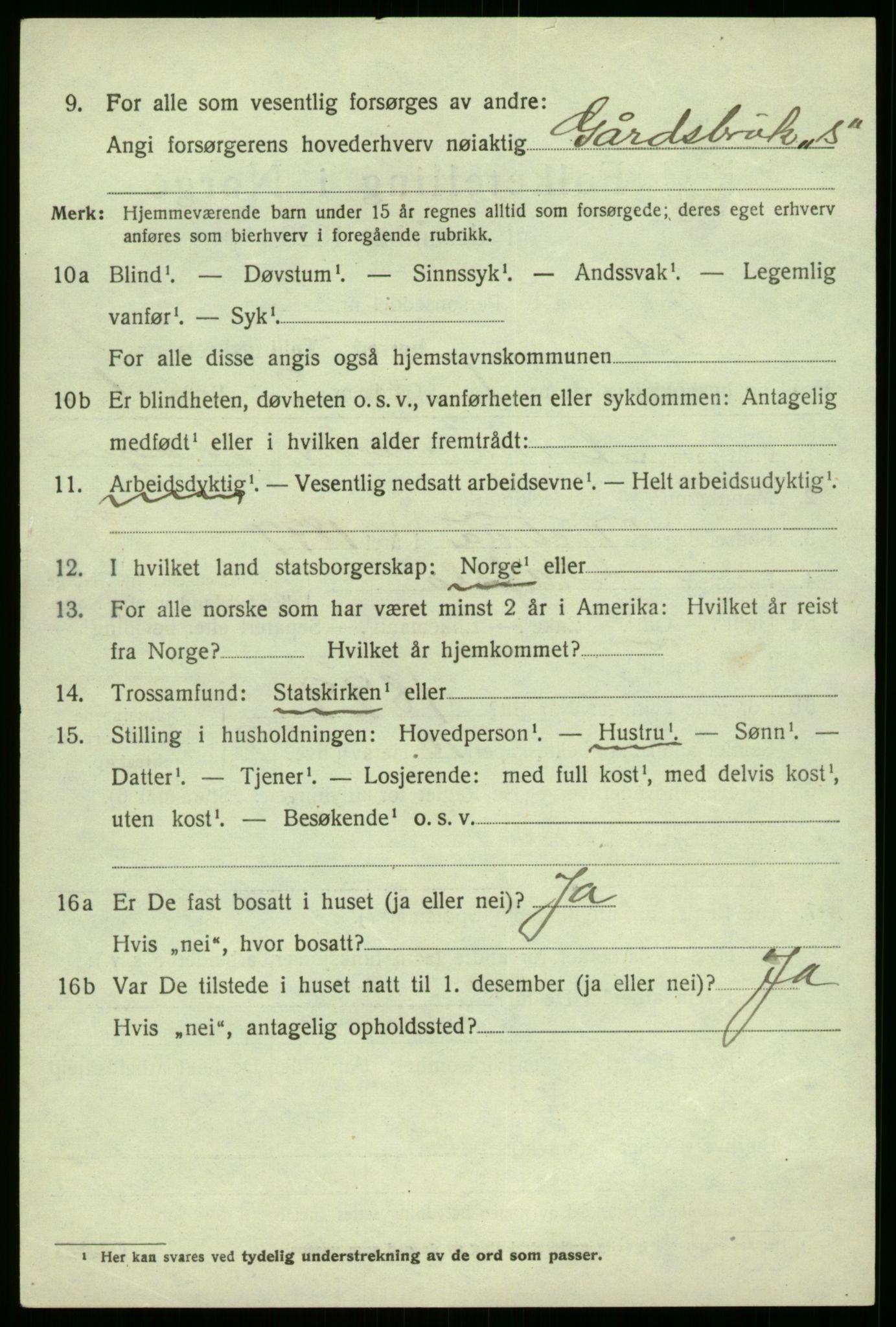 SAB, 1920 census for Luster, 1920, p. 1583