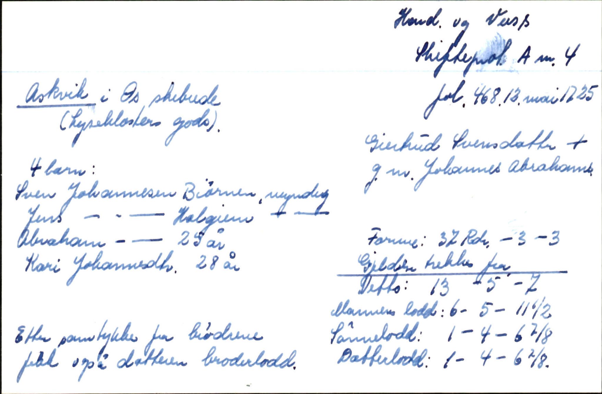 Skiftekort ved Statsarkivet i Bergen, SAB/SKIFTEKORT/002/L0002: Skifteprotokoll nr. 4-5, 1720-1747, p. 795