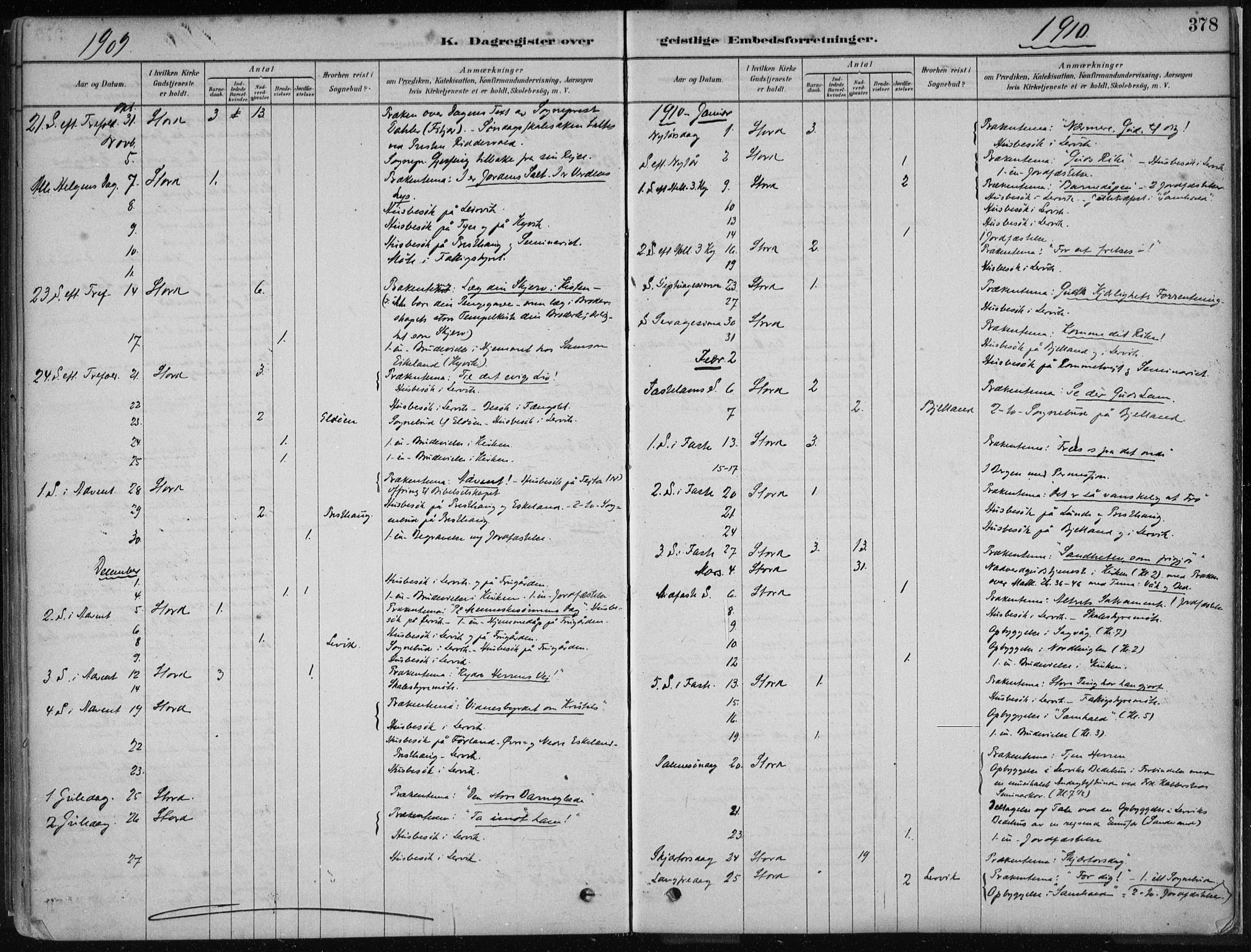 Stord sokneprestembete, SAB/A-78201/H/Haa: Parish register (official) no. B 2, 1878-1913, p. 378