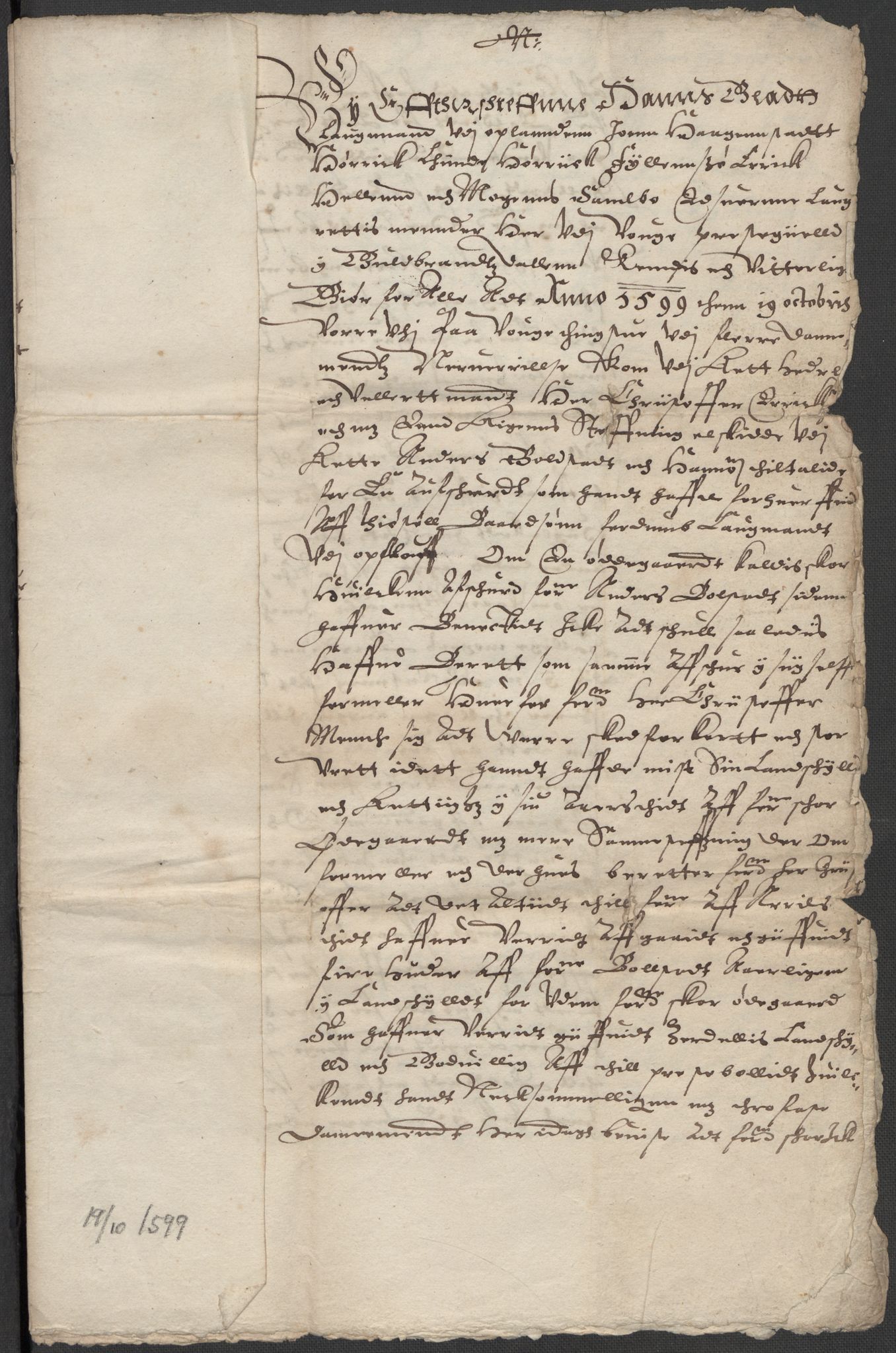 Riksarkivets diplomsamling, AV/RA-EA-5965/F15/L0013: Prestearkiv - Oppland, 1590-1657, p. 51