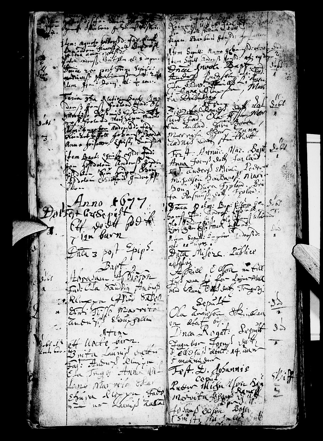 Os sokneprestembete, SAB/A-99929: Parish register (official) no. A 4, 1669-1760, p. 9