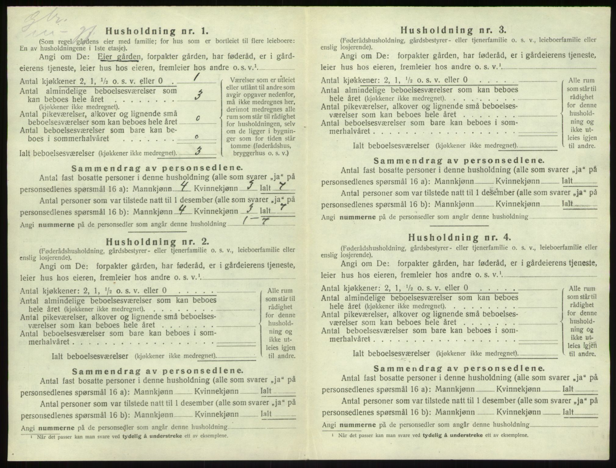 SAB, 1920 census for Sogndal, 1920, p. 751