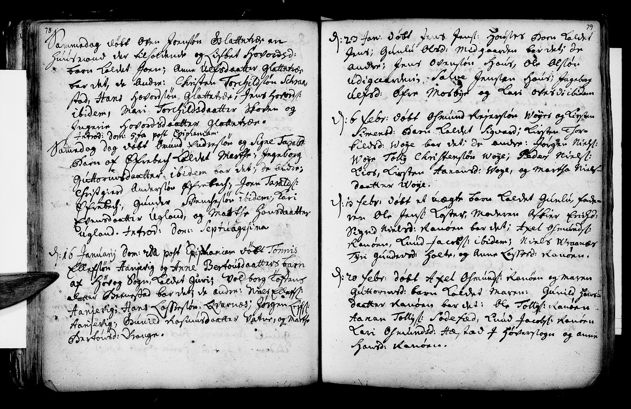 Oddernes sokneprestkontor, SAK/1111-0033/F/Fa/Faa/L0002: Parish register (official) no. A 2, 1719-1764, p. 78-79