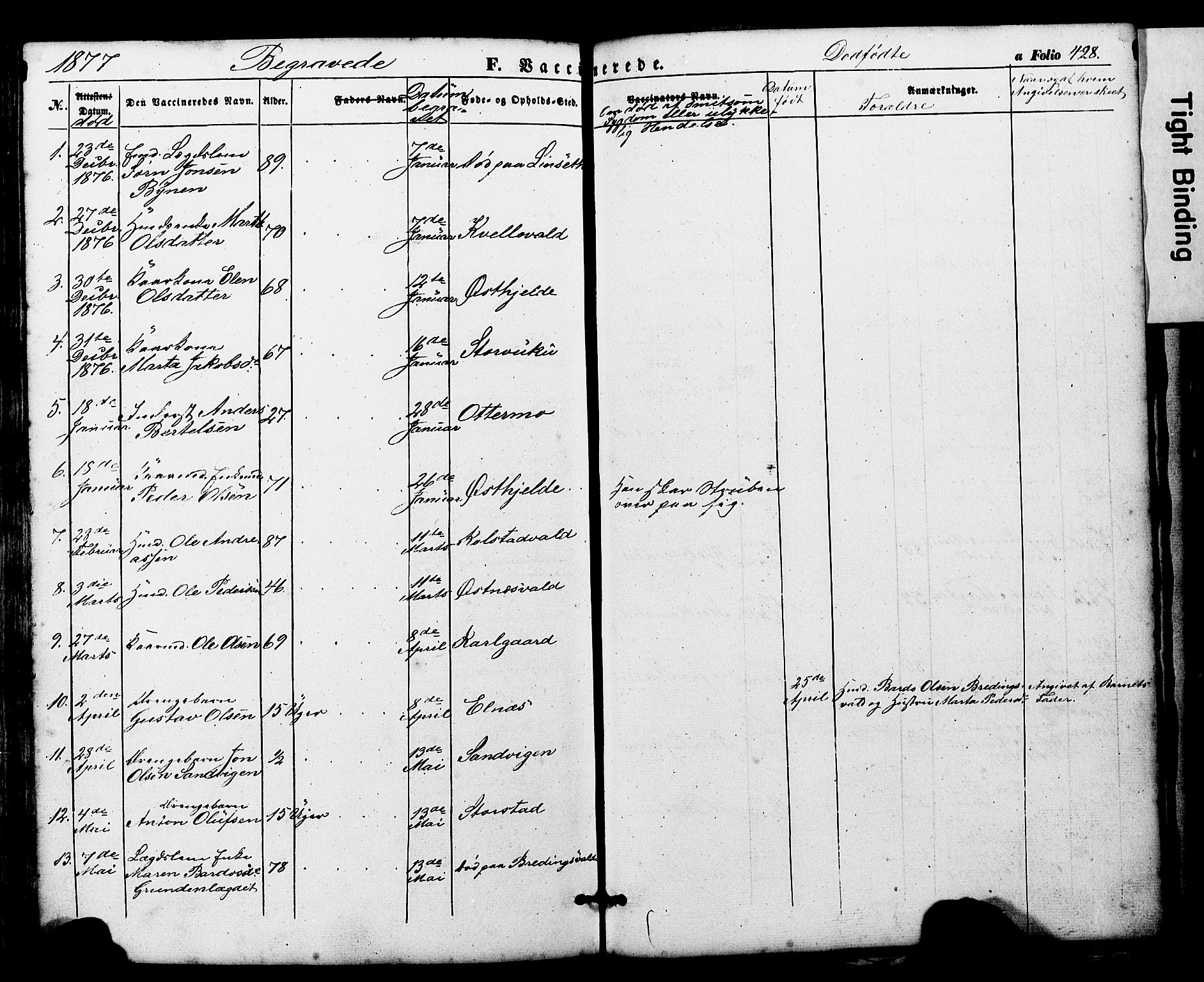 Ministerialprotokoller, klokkerbøker og fødselsregistre - Nord-Trøndelag, SAT/A-1458/724/L0268: Parish register (copy) no. 724C04, 1846-1878, p. 428
