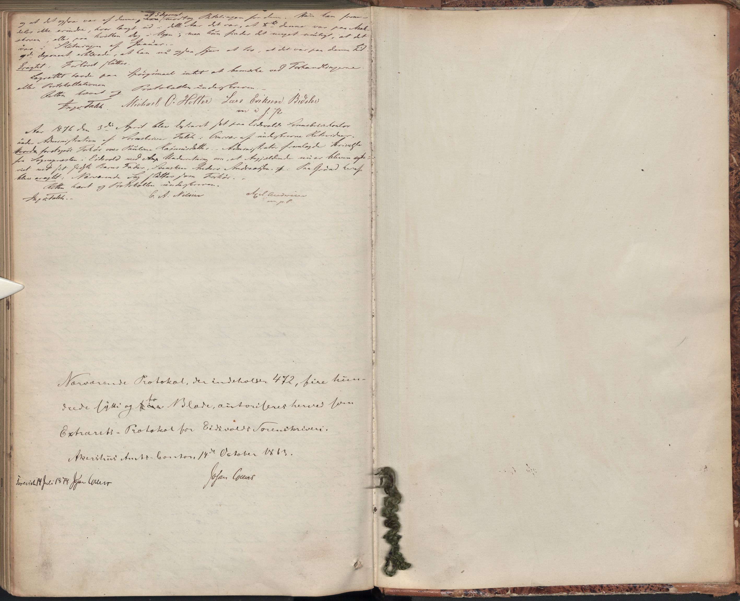 Eidsvoll tingrett, AV/SAO-A-10371/F/Fc/L0005: Ekstrarettsprotokoll, 1864-1876, p. 473