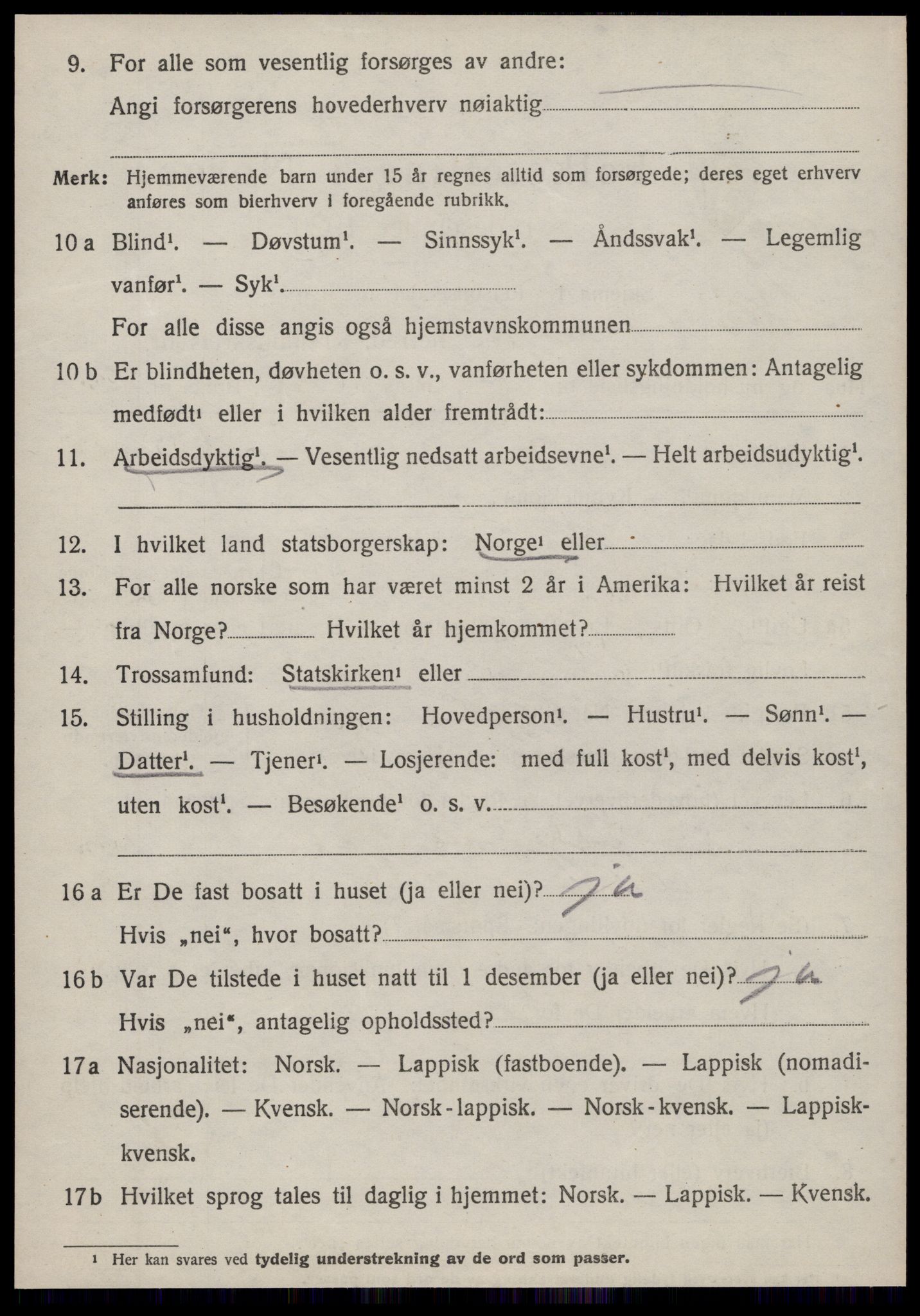SAT, 1920 census for Sør-Frøya, 1920, p. 3504