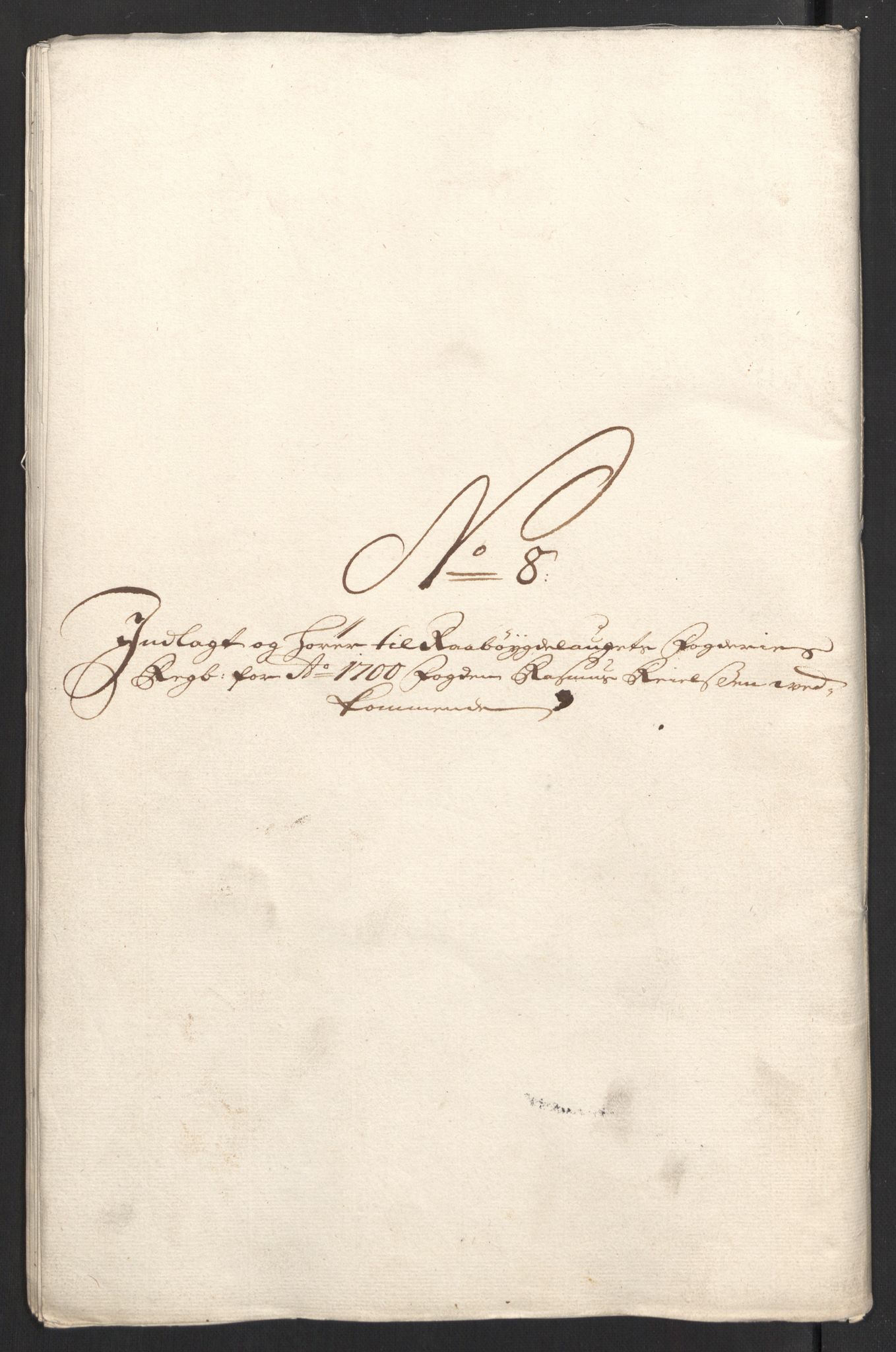 Rentekammeret inntil 1814, Reviderte regnskaper, Fogderegnskap, AV/RA-EA-4092/R40/L2446: Fogderegnskap Råbyggelag, 1700-1702, p. 104