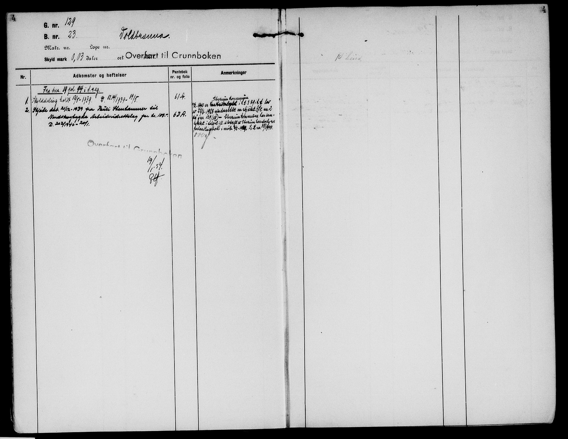 Sør-Østerdal sorenskriveri, SAH/TING-018/H/Ha/Haa/L0032: Mortgage register no. 14, 1922-1954, p. 4