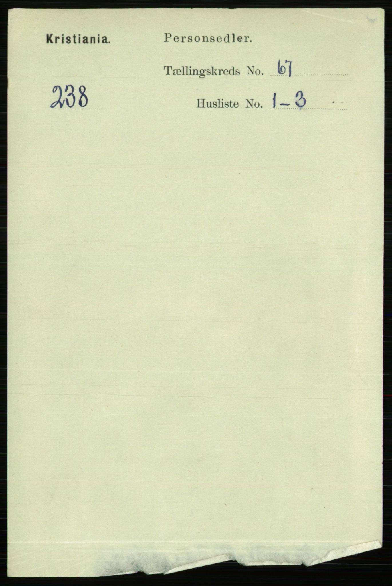 RA, 1891 census for 0301 Kristiania, 1891, p. 36430