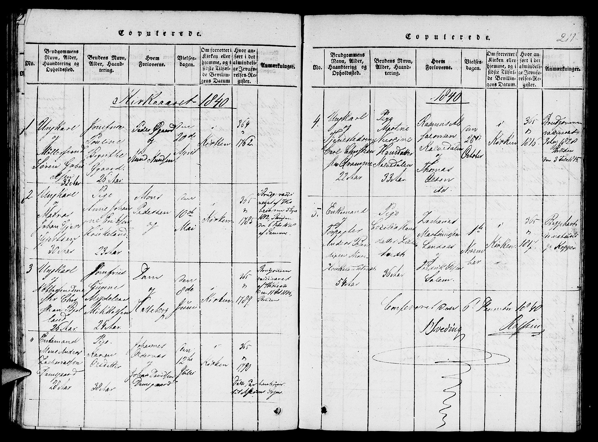 St. Jørgens hospital og Årstad sokneprestembete, SAB/A-99934: Parish register (copy) no. A 1, 1816-1843, p. 211
