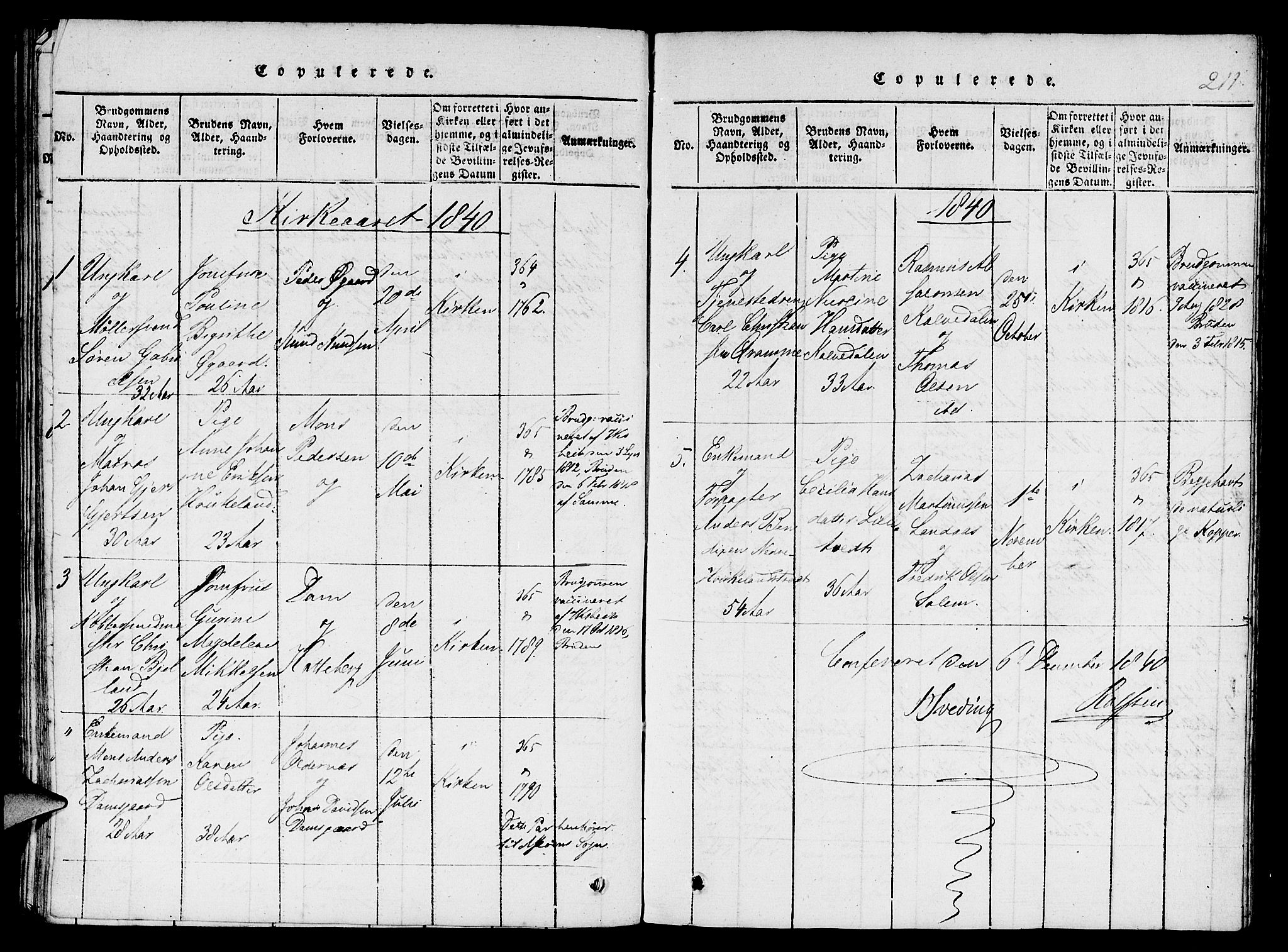 St. Jørgens hospital og Årstad sokneprestembete, AV/SAB-A-99934: Parish register (copy) no. A 1, 1816-1843, p. 211