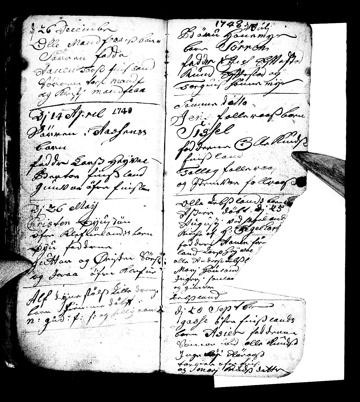 Bjelland sokneprestkontor, SAK/1111-0005/F/Fb/Fbb/L0001: Parish register (copy) no. B 1, 1732-1782, p. 22