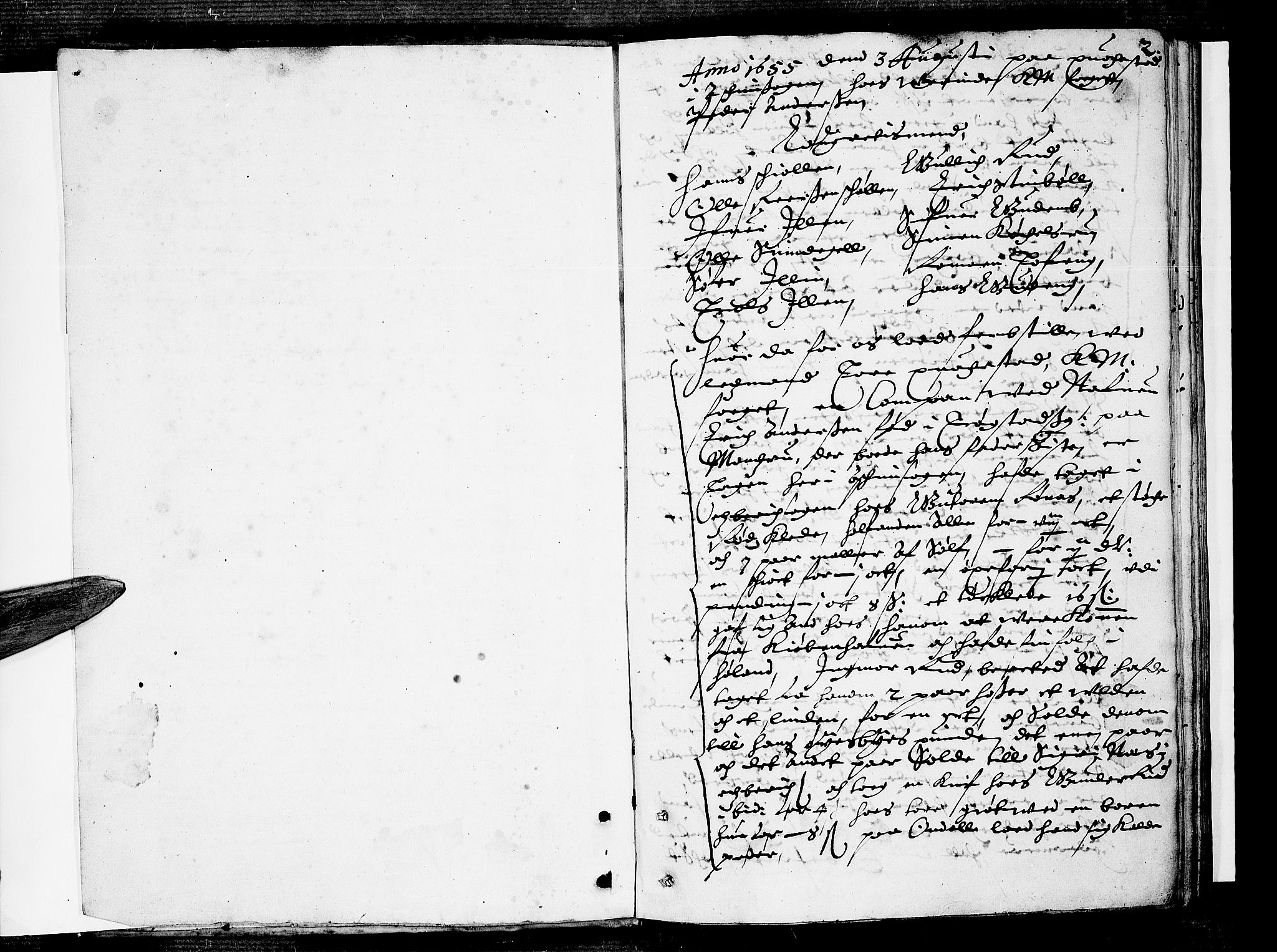 Heggen og Frøland sorenskriveri I, SAO/A-11556/F/Fb/L0002: Tingbok, 1655-1657, p. 2a