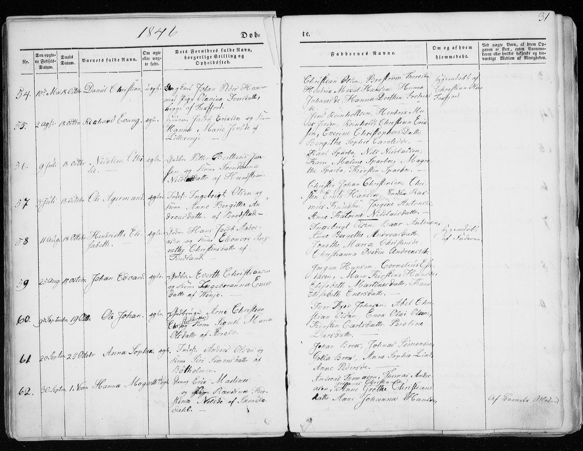 Tranøy sokneprestkontor, AV/SATØ-S-1313/I/Ia/Iaa/L0006kirke: Parish register (official) no. 6, 1844-1855, p. 31