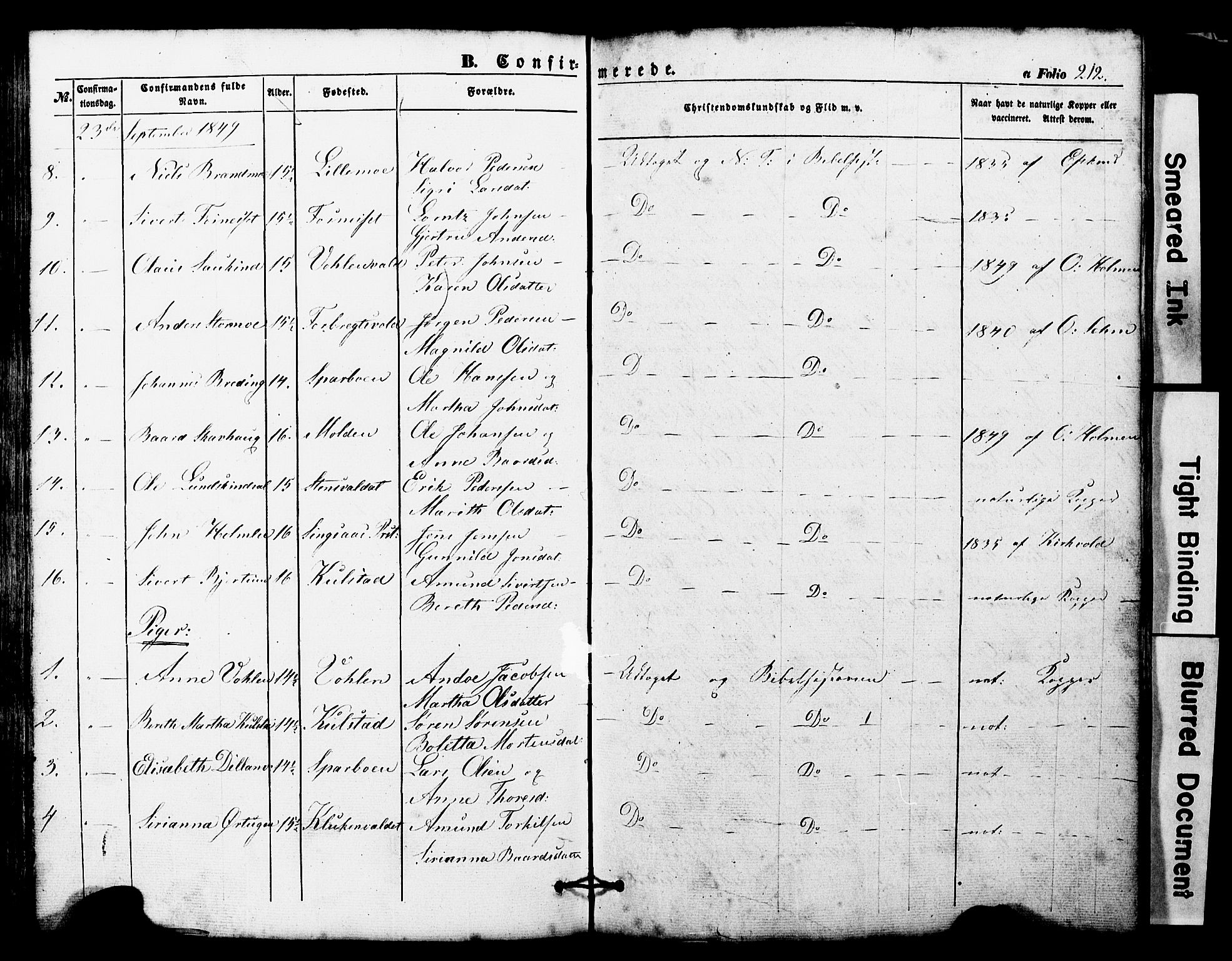 Ministerialprotokoller, klokkerbøker og fødselsregistre - Nord-Trøndelag, SAT/A-1458/724/L0268: Parish register (copy) no. 724C04, 1846-1878, p. 212