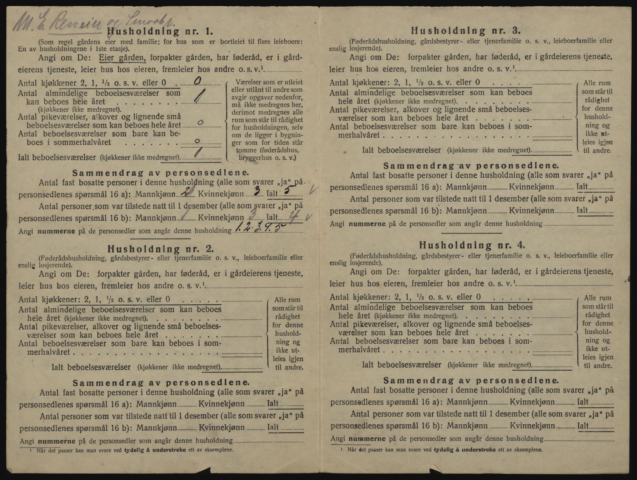 SATØ, 1920 census for Nesseby, 1920, p. 36