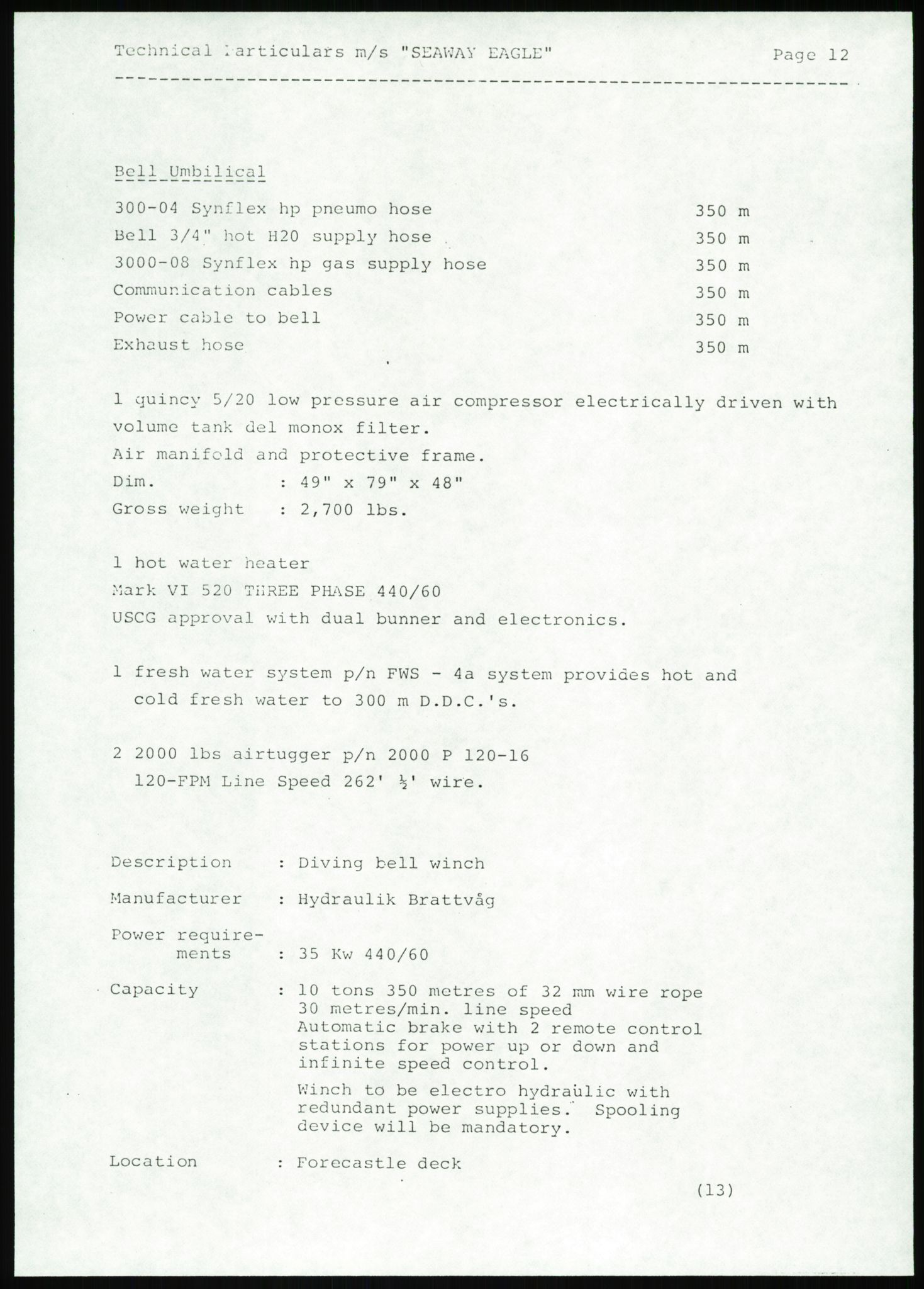 Justisdepartementet, Granskningskommisjonen ved Alexander Kielland-ulykken 27.3.1980, AV/RA-S-1165/D/L0022: Y Forskningsprosjekter (Y8-Y9)/Z Diverse (Doku.liste + Z1-Z15 av 15), 1980-1981, p. 498