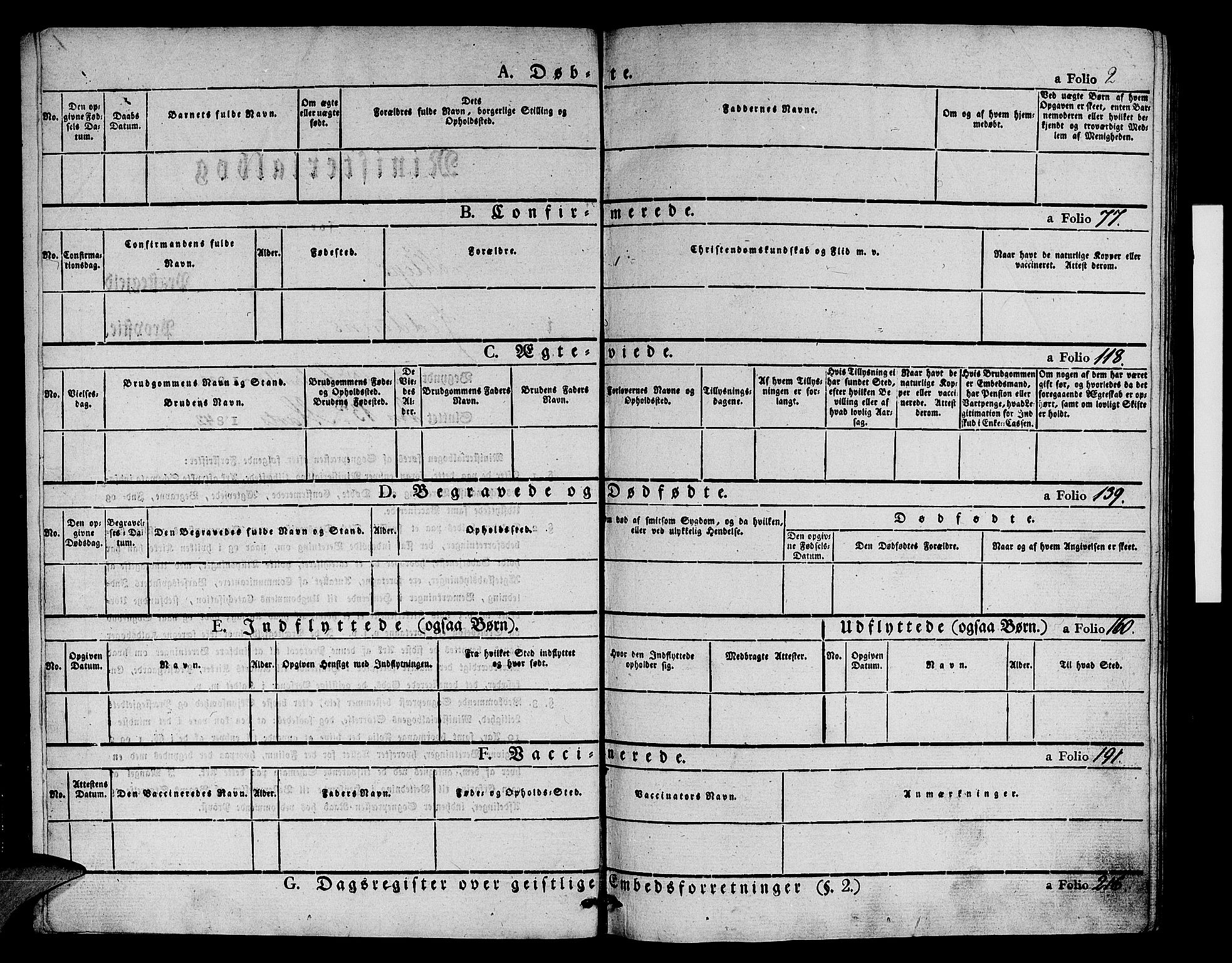 Klepp sokneprestkontor, AV/SAST-A-101803/001/3/30BA/L0003: Parish register (official) no. A 3, 1833-1842, p. 2