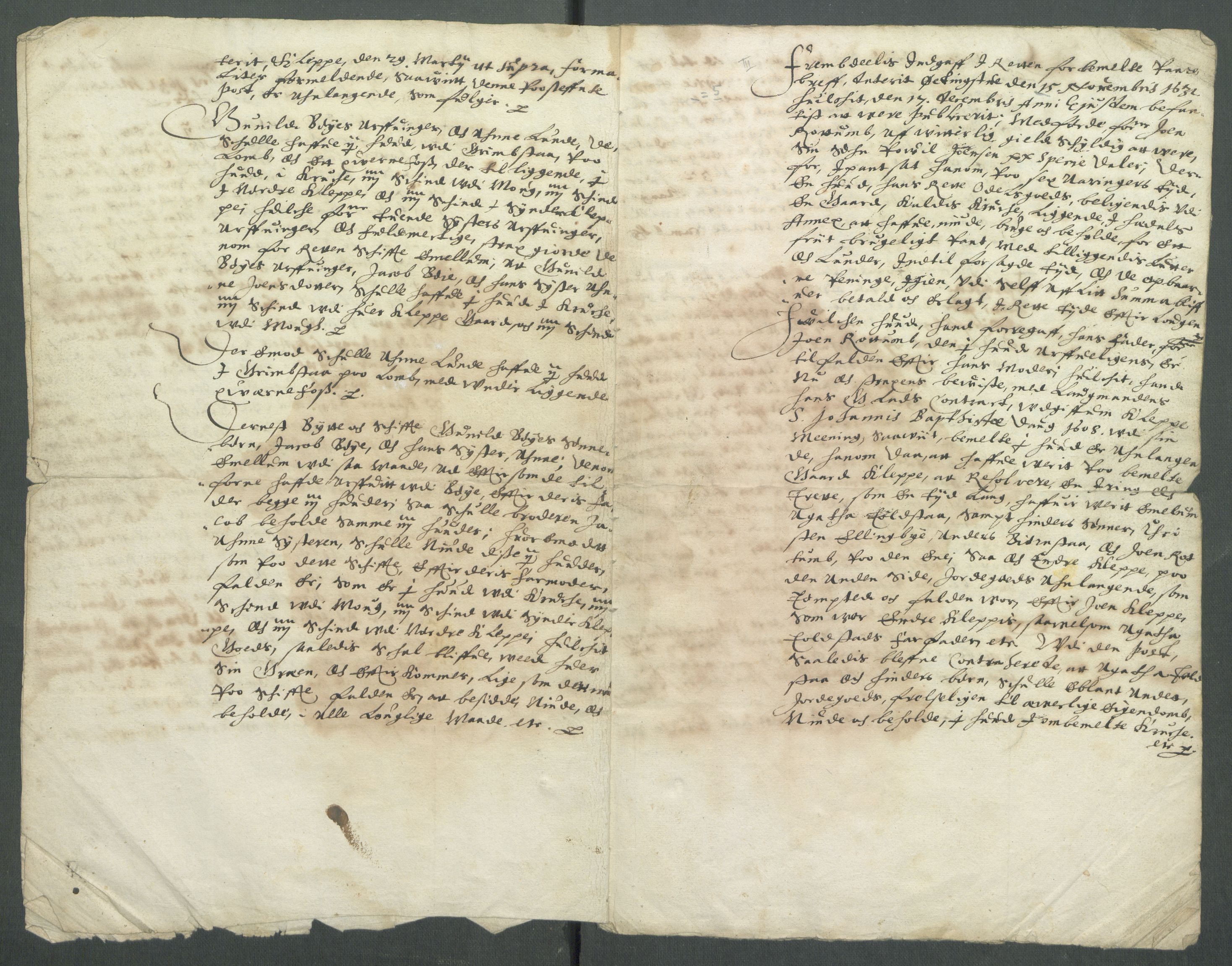 Riksarkivets diplomsamling, AV/RA-EA-5965/F02/L0143: Dokumenter, 1632, p. 67