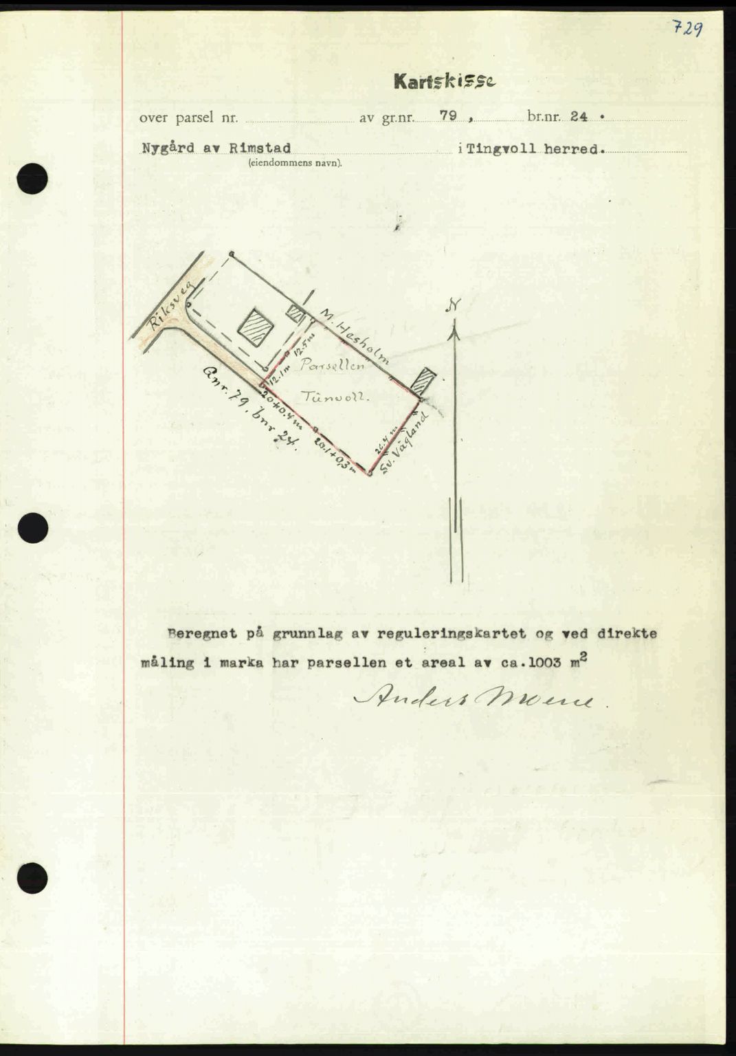 Nordmøre sorenskriveri, AV/SAT-A-4132/1/2/2Ca: Mortgage book no. A112, 1949-1949, Diary no: : 2864/1949