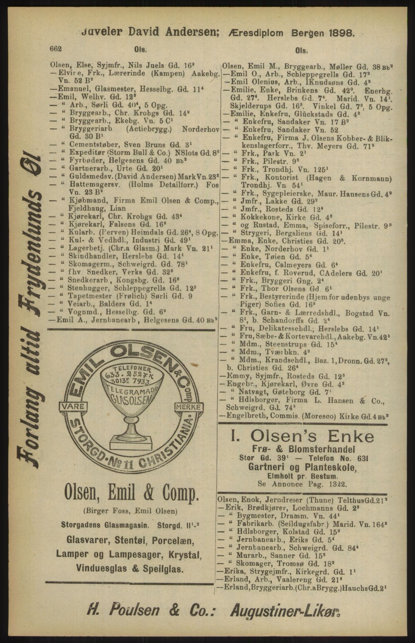 Kristiania/Oslo adressebok, PUBL/-, 1904, p. 662