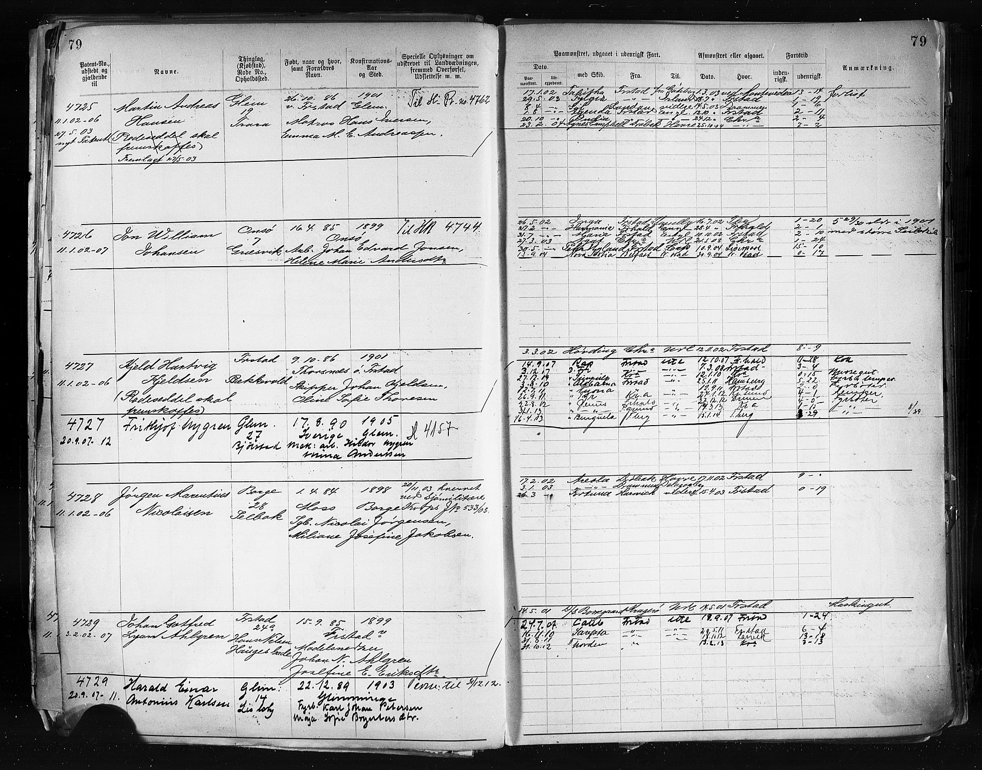 Fredrikstad mønstringskontor, SAO/A-10569b/F/Fc/Fca/L0007: Annotasjonsrulle, 1903-1916, p. 81