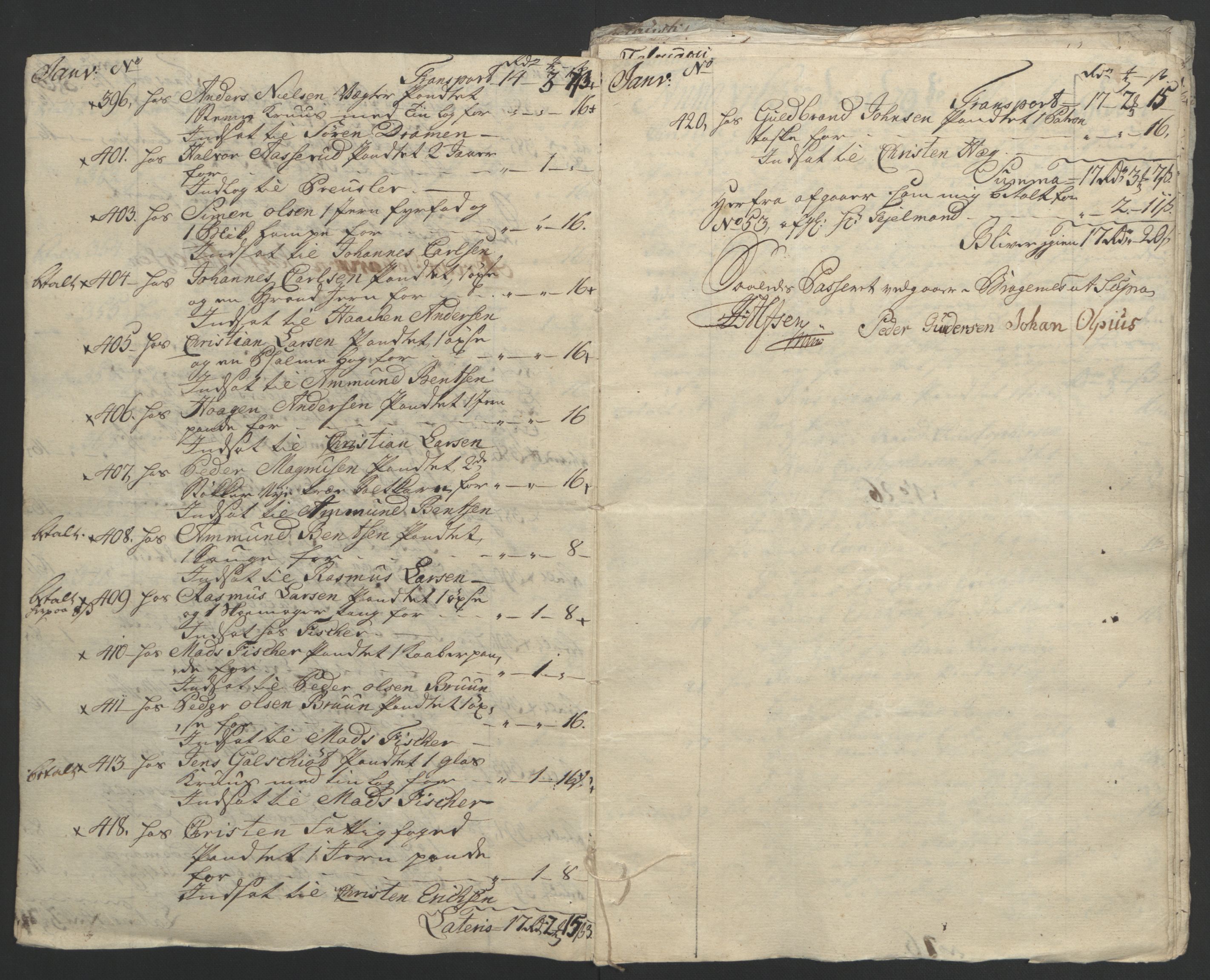 Rentekammeret inntil 1814, Reviderte regnskaper, Byregnskaper, AV/RA-EA-4066/R/Rf/L0119/0001: [F2] Kontribusjonsregnskap / Ekstraskatt, 1762-1767, p. 320