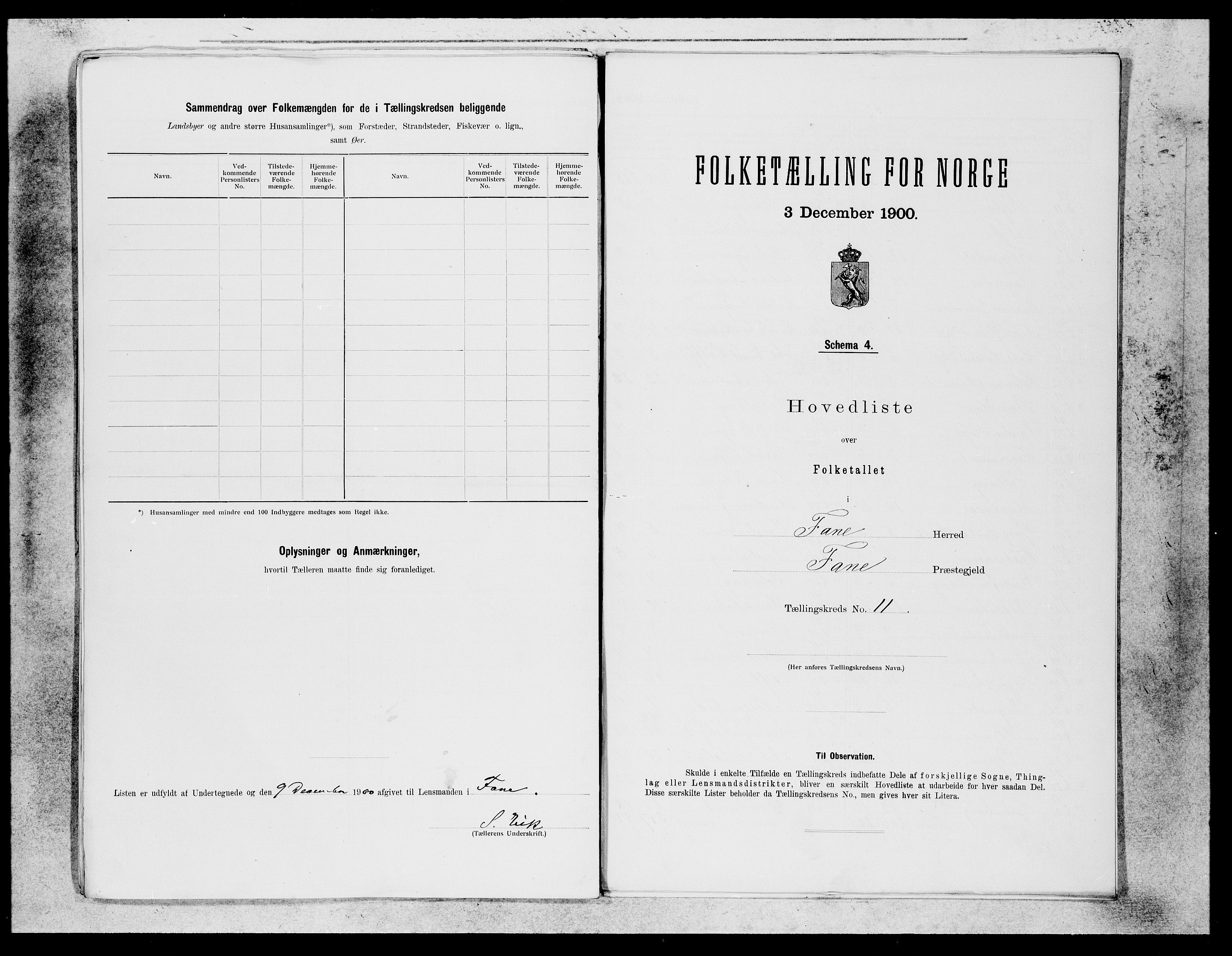 SAB, 1900 census for Fana, 1900, p. 25