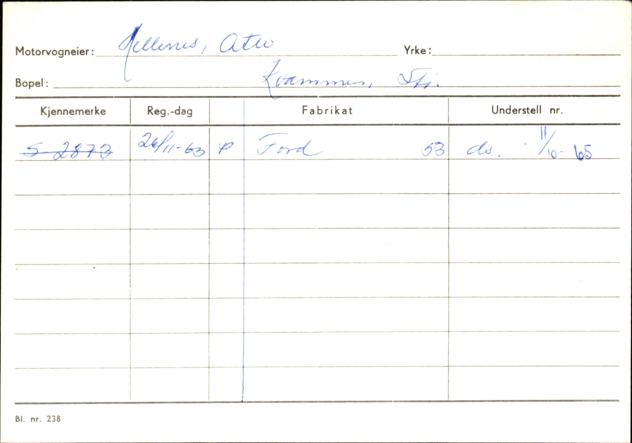 Statens vegvesen, Sogn og Fjordane vegkontor, AV/SAB-A-5301/4/F/L0132: Eigarregister Askvoll A-Å. Balestrand A-Å, 1945-1975, p. 534