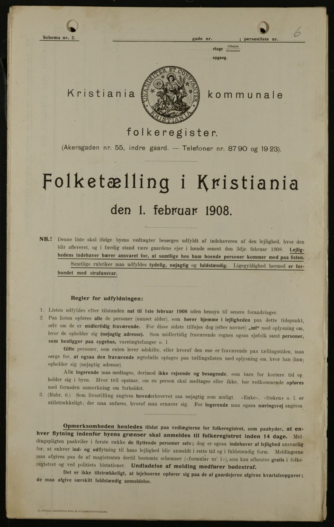 OBA, Municipal Census 1908 for Kristiania, 1908, p. 37965