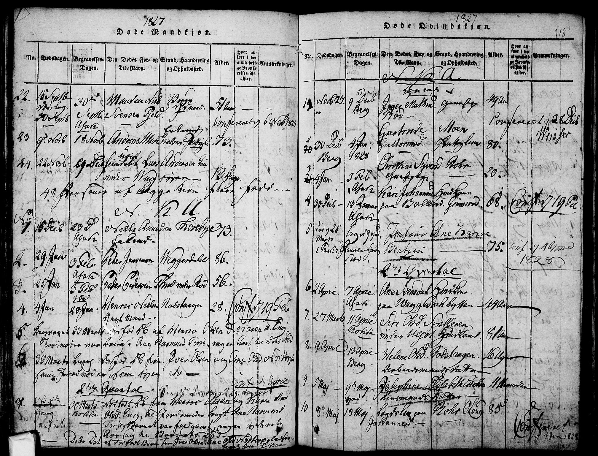 Berg prestekontor Kirkebøker, SAO/A-10902/F/Fa/L0002: Parish register (official) no. I 2, 1815-1831, p. 118