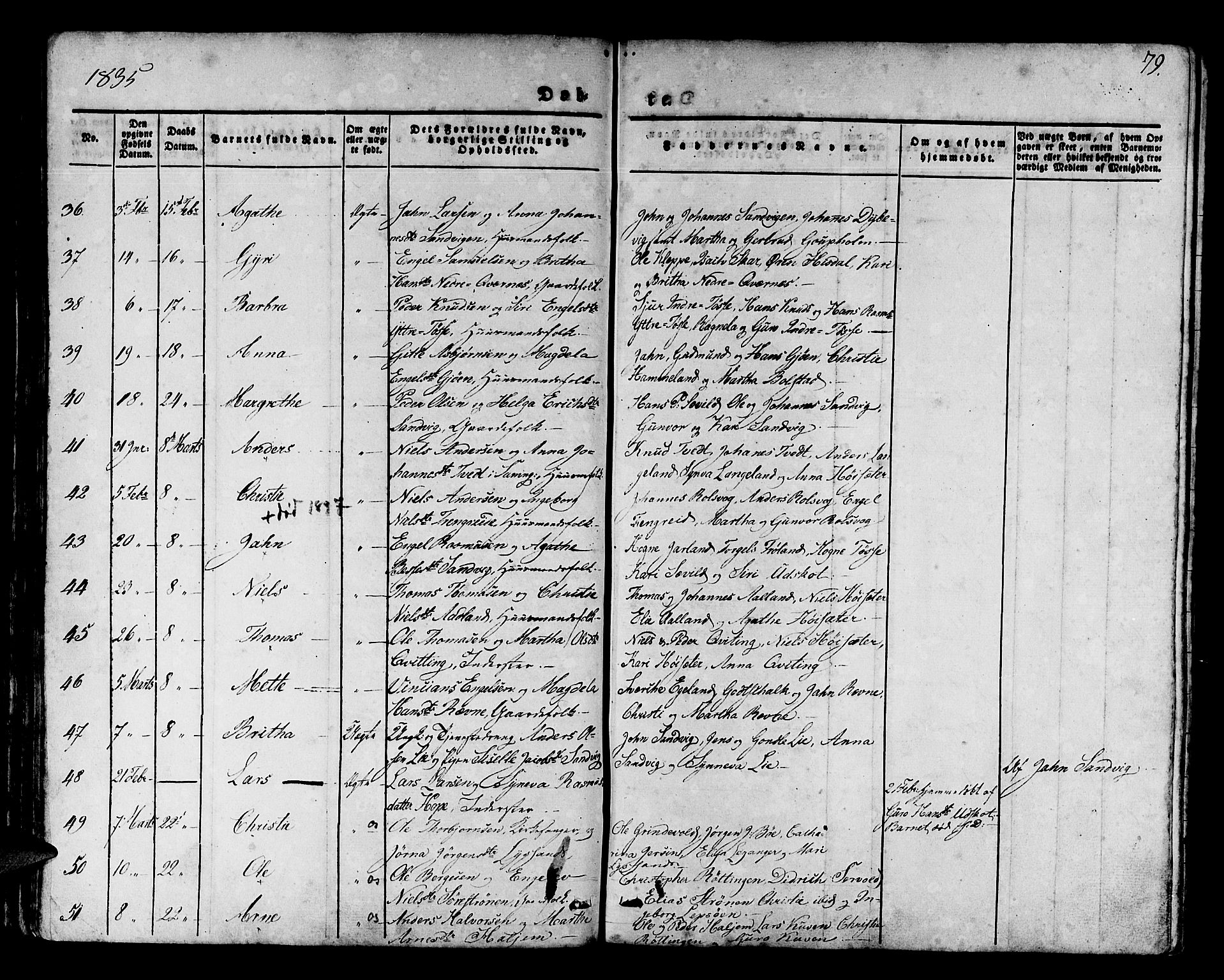 Os sokneprestembete, AV/SAB-A-99929: Parish register (official) no. A 14, 1826-1839, p. 79