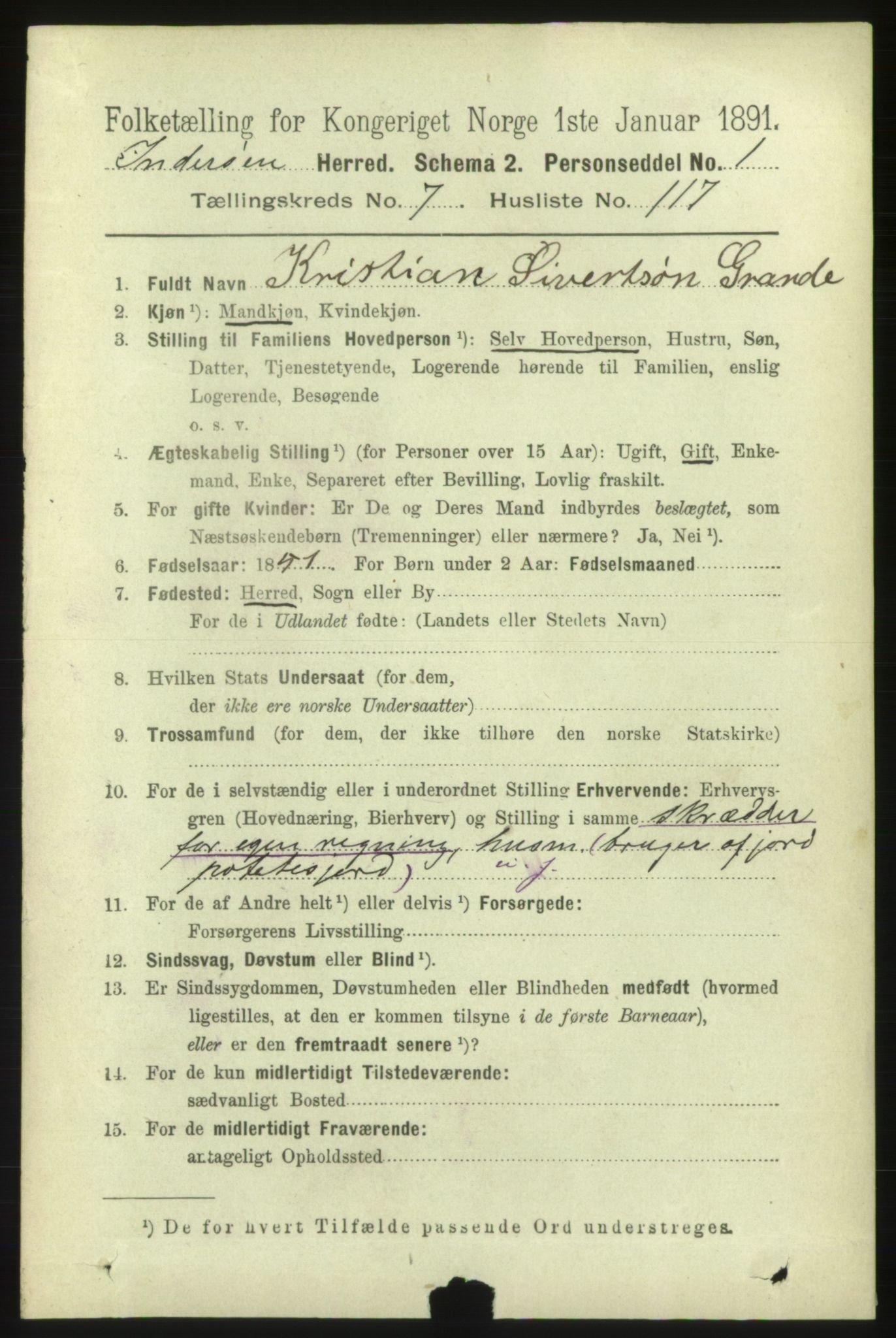 RA, 1891 census for 1729 Inderøy, 1891, p. 4418