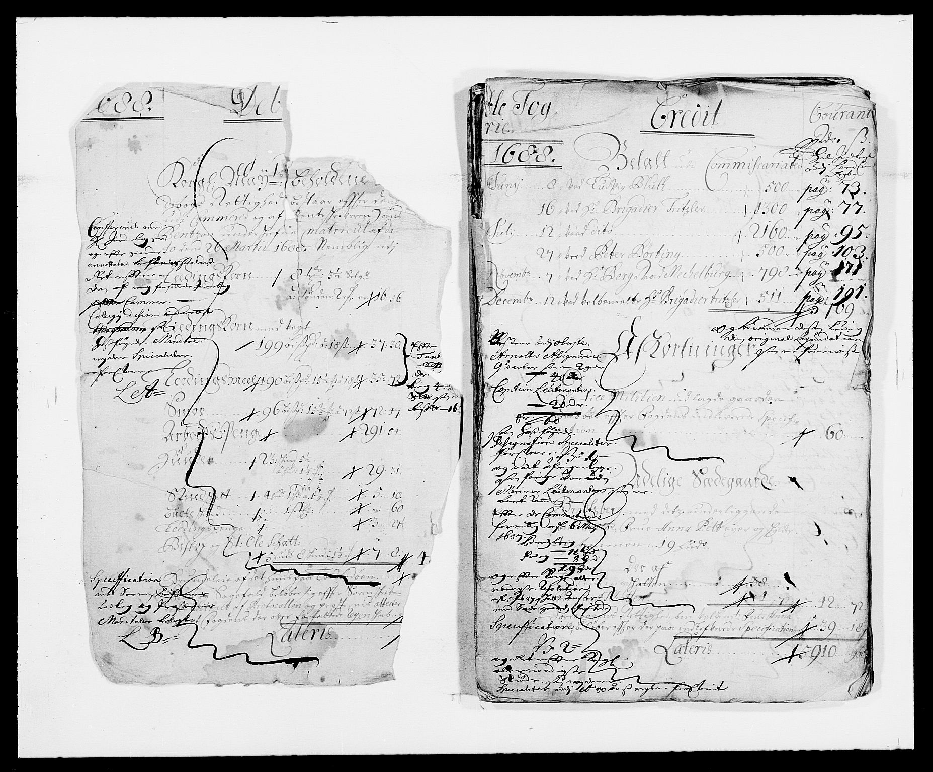Rentekammeret inntil 1814, Reviderte regnskaper, Fogderegnskap, AV/RA-EA-4092/R34/L2050: Fogderegnskap Bamble, 1688-1691, p. 2