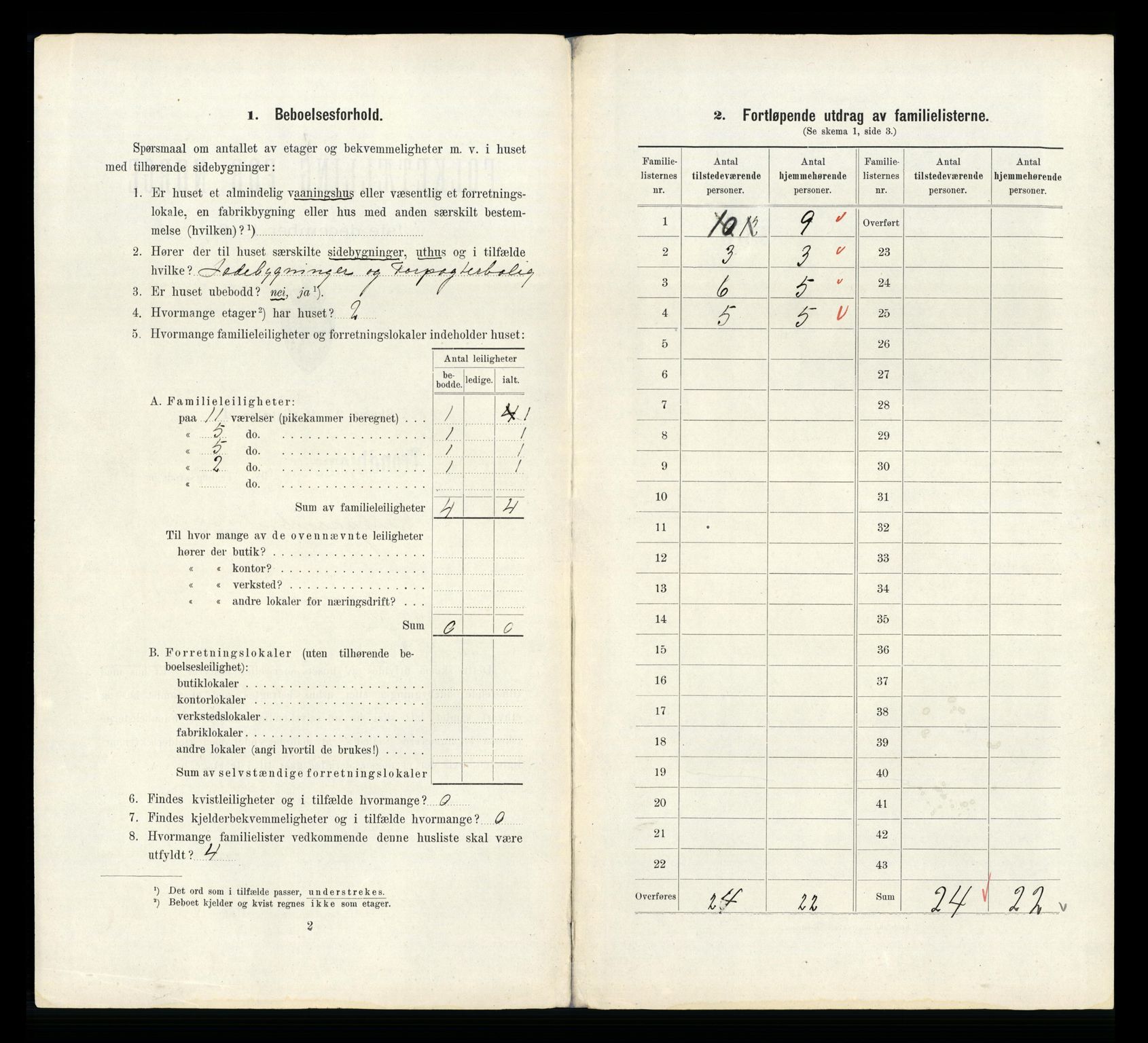 RA, 1910 census for Trondheim, 1910, p. 13940