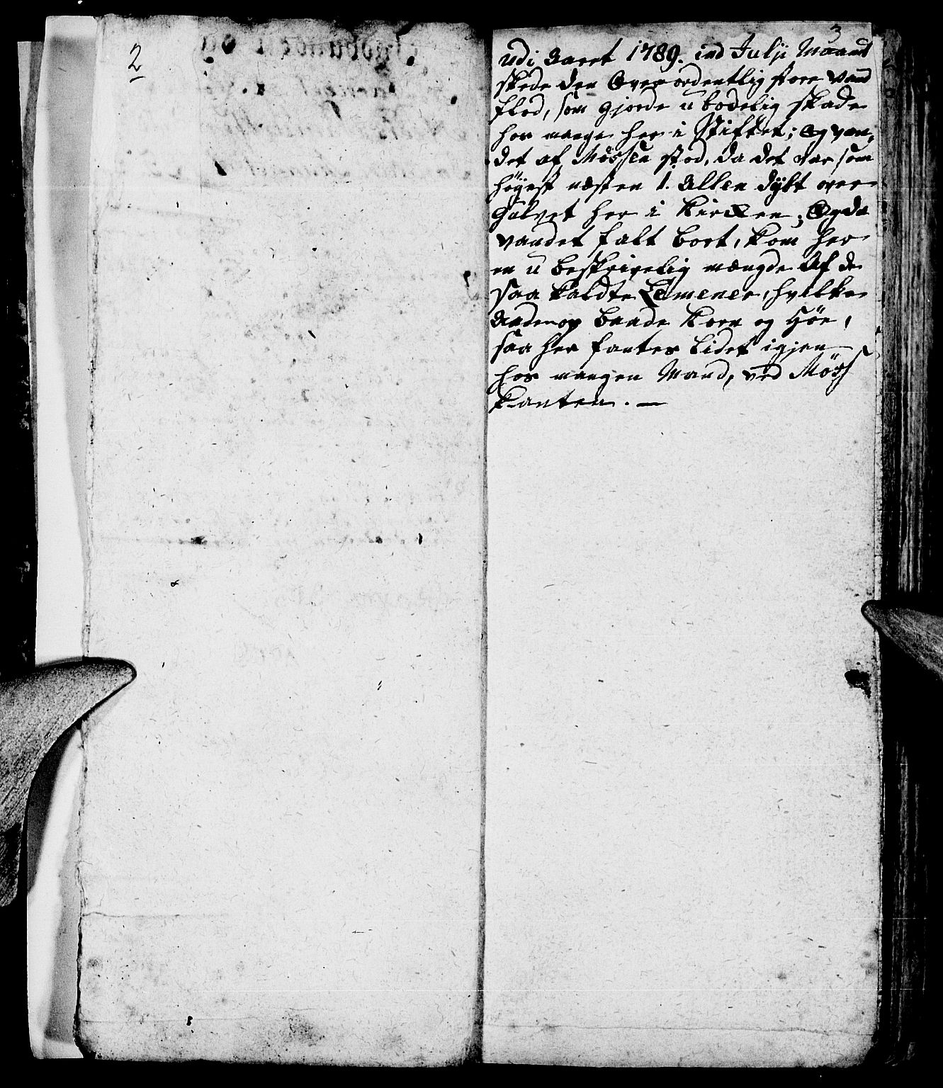 Nes prestekontor, Hedmark, SAH/PREST-020/L/La/L0002: Parish register (copy) no. 2, 1785-1813, p. 2-3