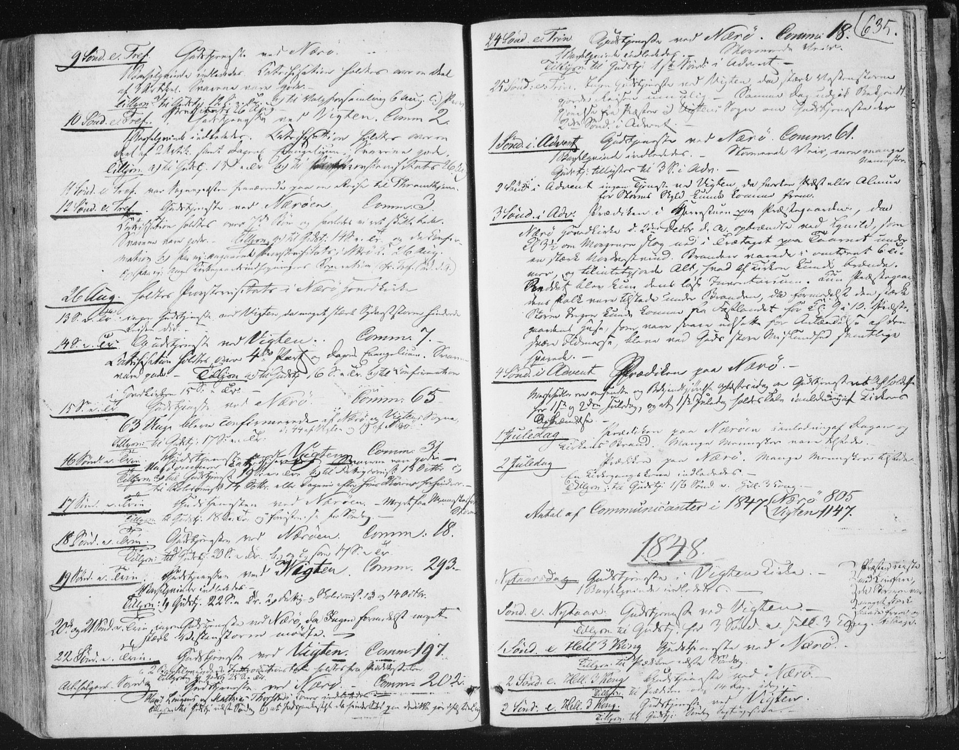 Ministerialprotokoller, klokkerbøker og fødselsregistre - Nord-Trøndelag, SAT/A-1458/784/L0669: Parish register (official) no. 784A04, 1829-1859, p. 635
