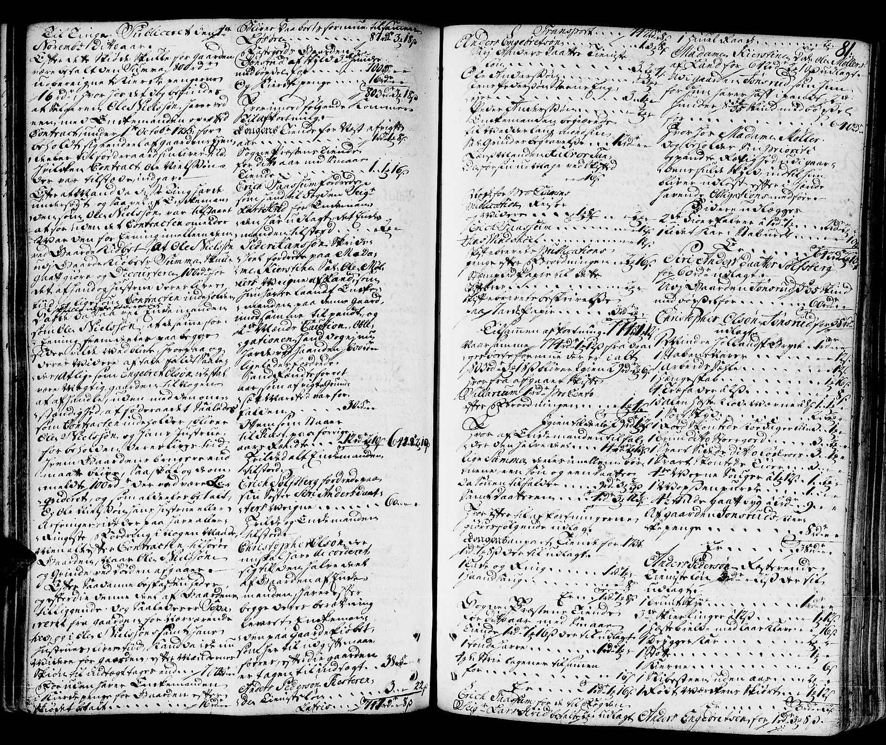 Hedemarken sorenskriveri, SAH/TING-034/J/Ja/L0011: Skifteprotokoll, 1736-1743, p. 80b-81a