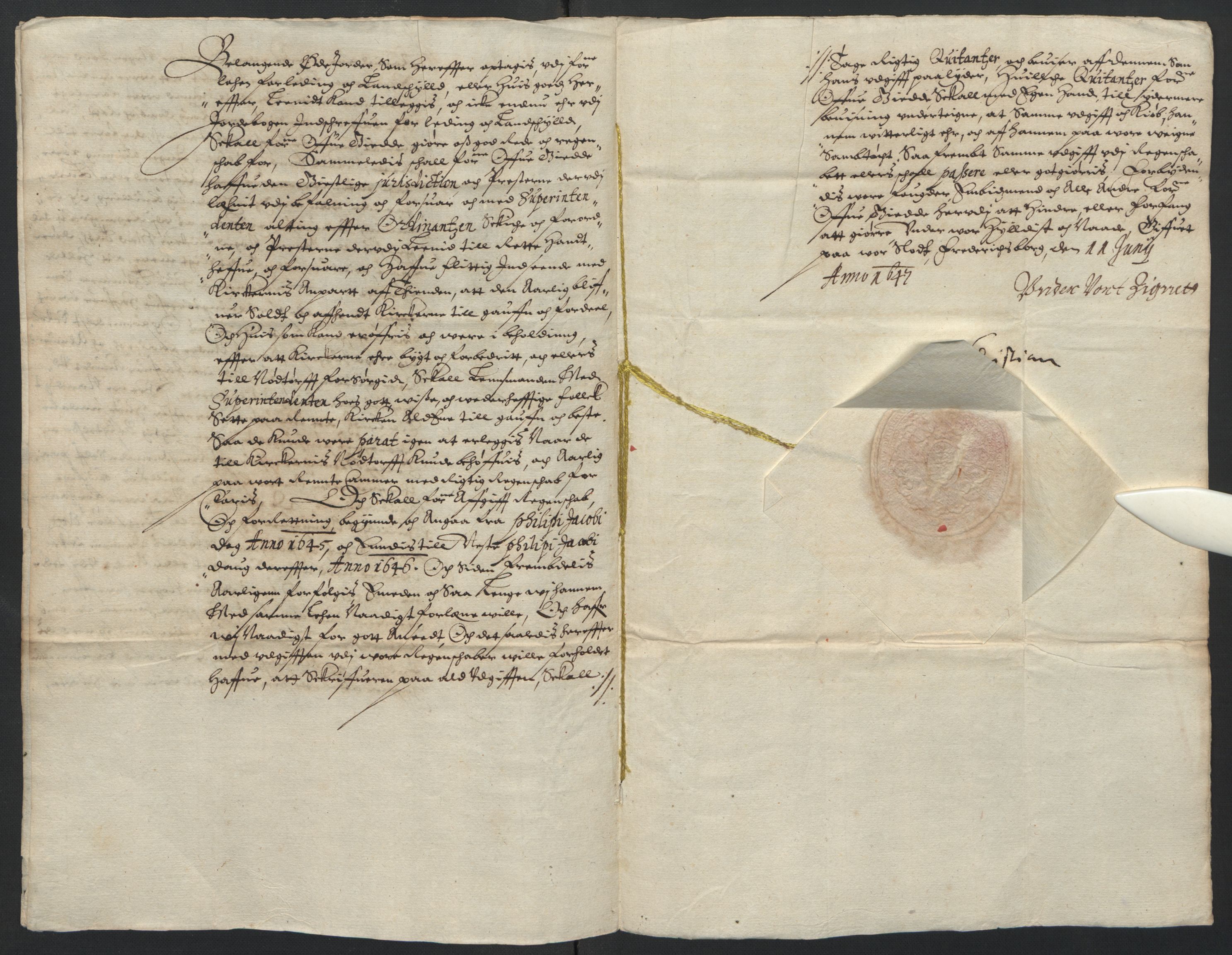 Rentekammeret inntil 1814, Reviderte regnskaper, Lensregnskaper, AV/RA-EA-5023/R/Rc/L0001: Lensregnskaper Bratsberg len, 1640-1655