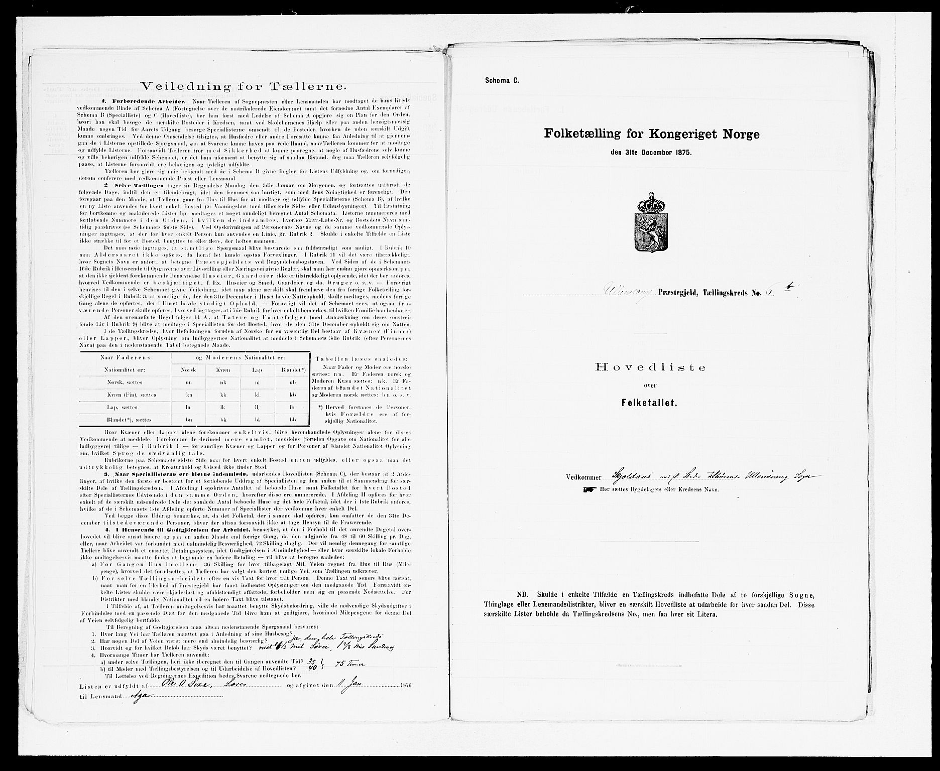 SAB, 1875 census for 1230P Ullensvang, 1875, p. 14