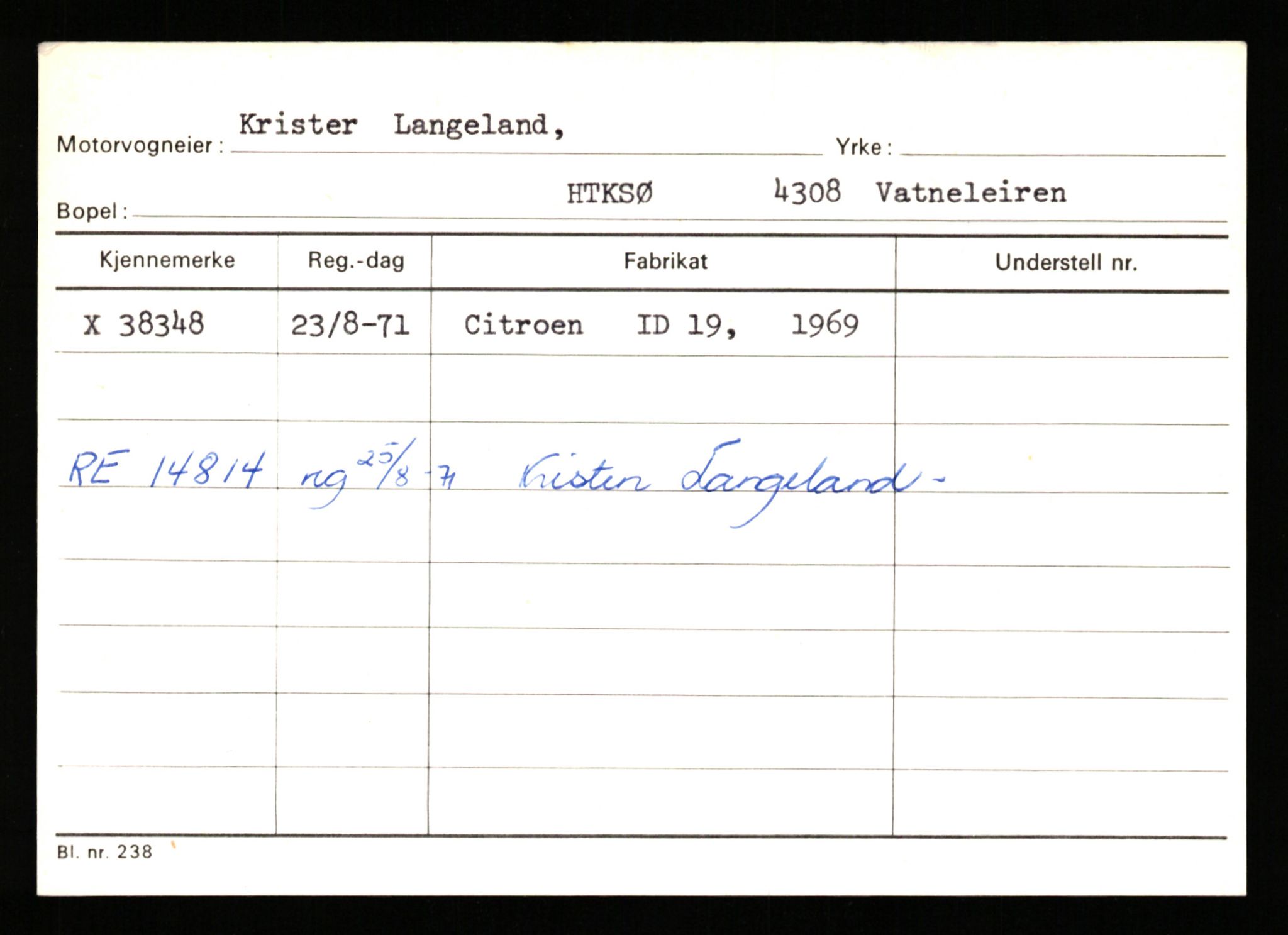 Stavanger trafikkstasjon, SAST/A-101942/0/G/L0006: Registreringsnummer: 34250 - 49007, 1930-1971, p. 1091