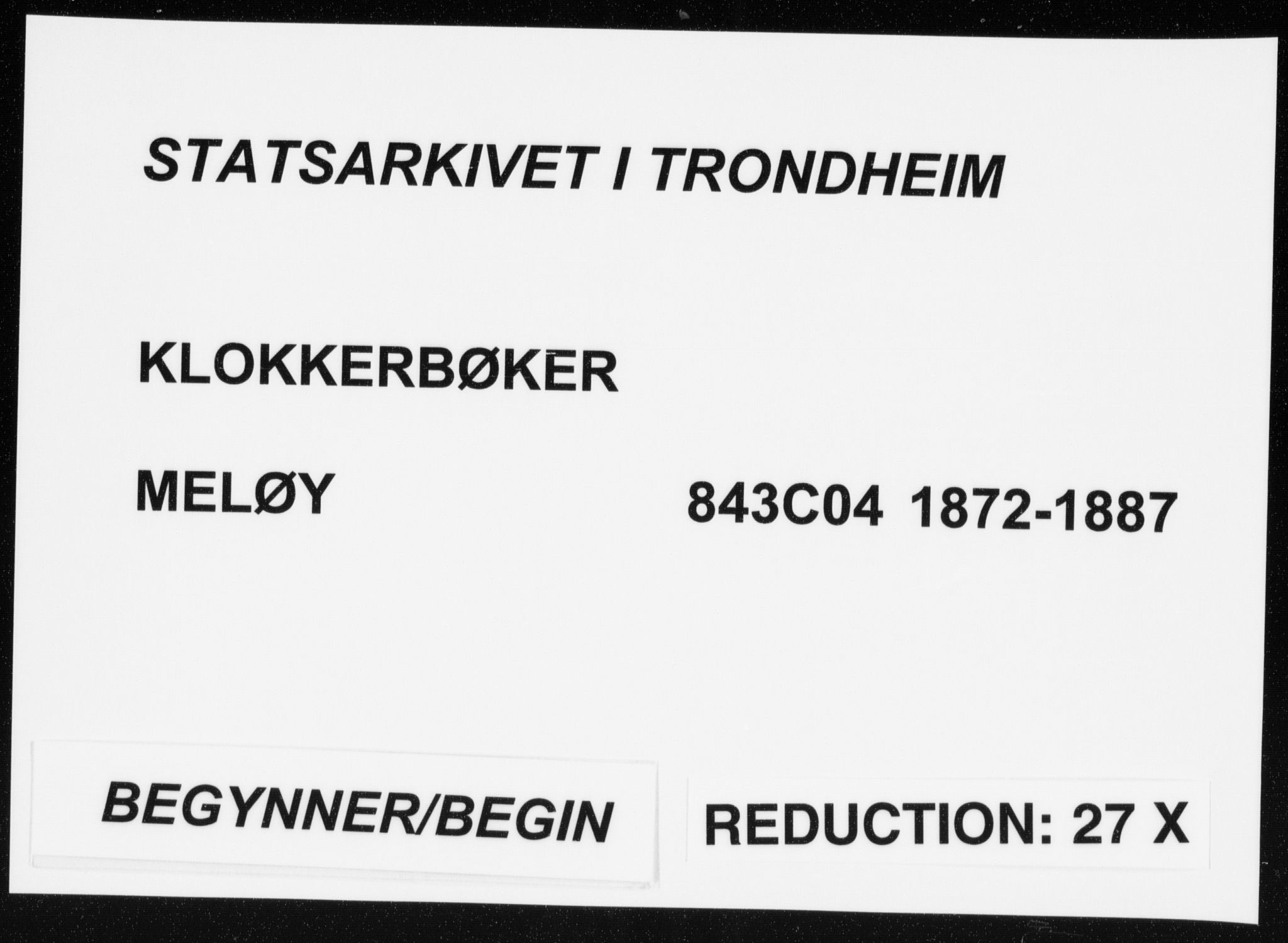 Ministerialprotokoller, klokkerbøker og fødselsregistre - Nordland, AV/SAT-A-1459/843/L0635: Parish register (copy) no. 843C04, 1872-1887