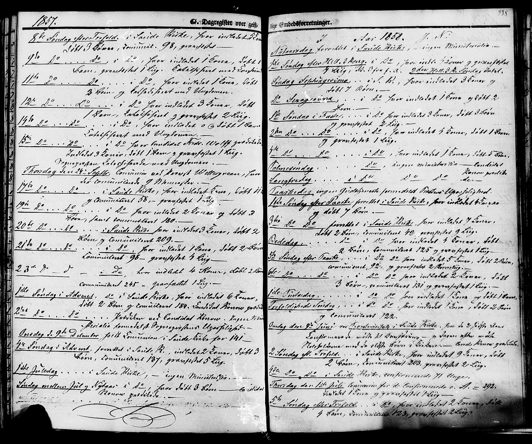 Sauherad kirkebøker, SAKO/A-298/F/Fa/L0007: Parish register (official) no. I 7, 1851-1873, p. 338