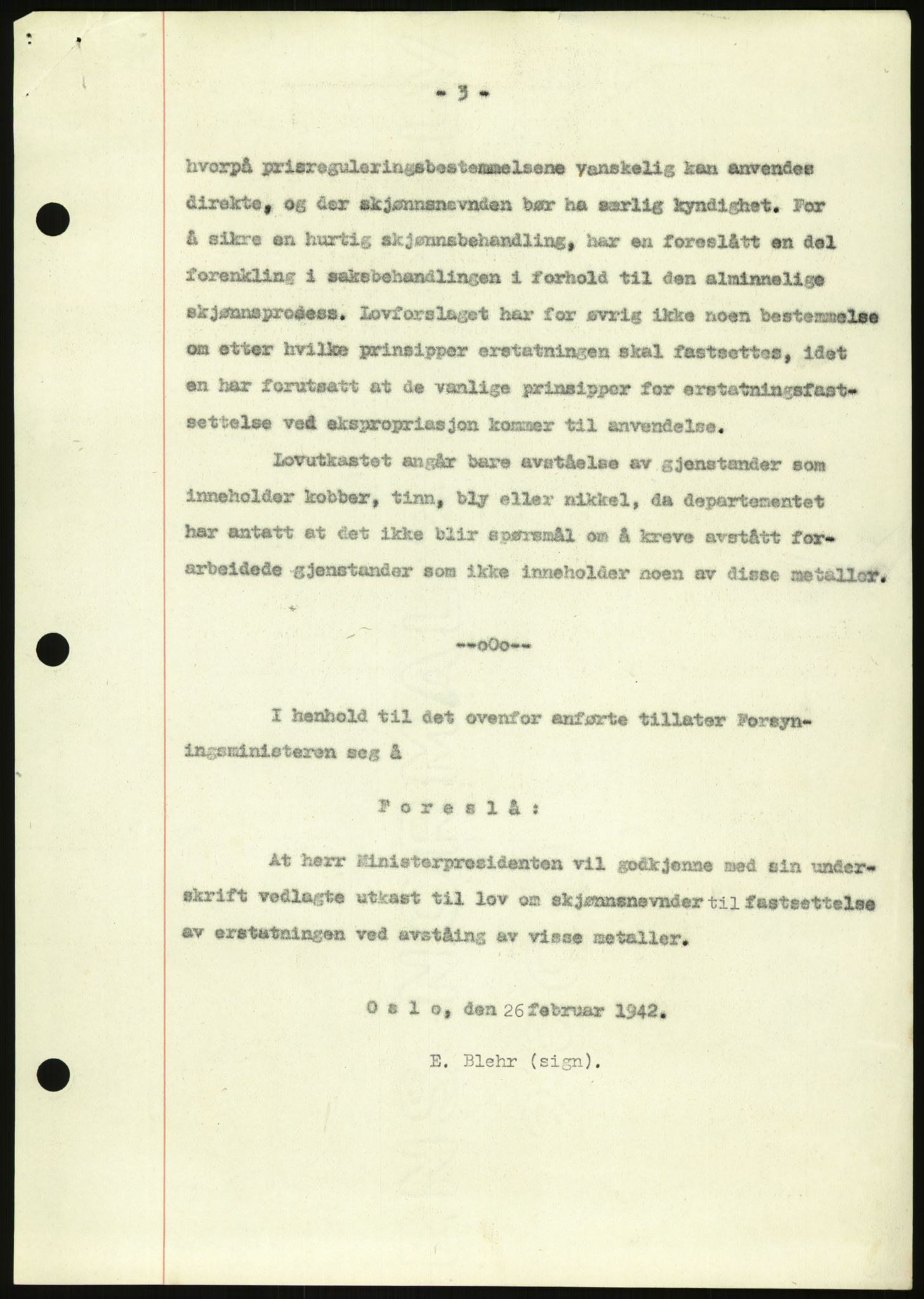 Direktoratet for industriforsyning, Sekretariatet, RA/S-4153/D/Df/L0054: 9. Metallkontoret, 1940-1945, p. 1419