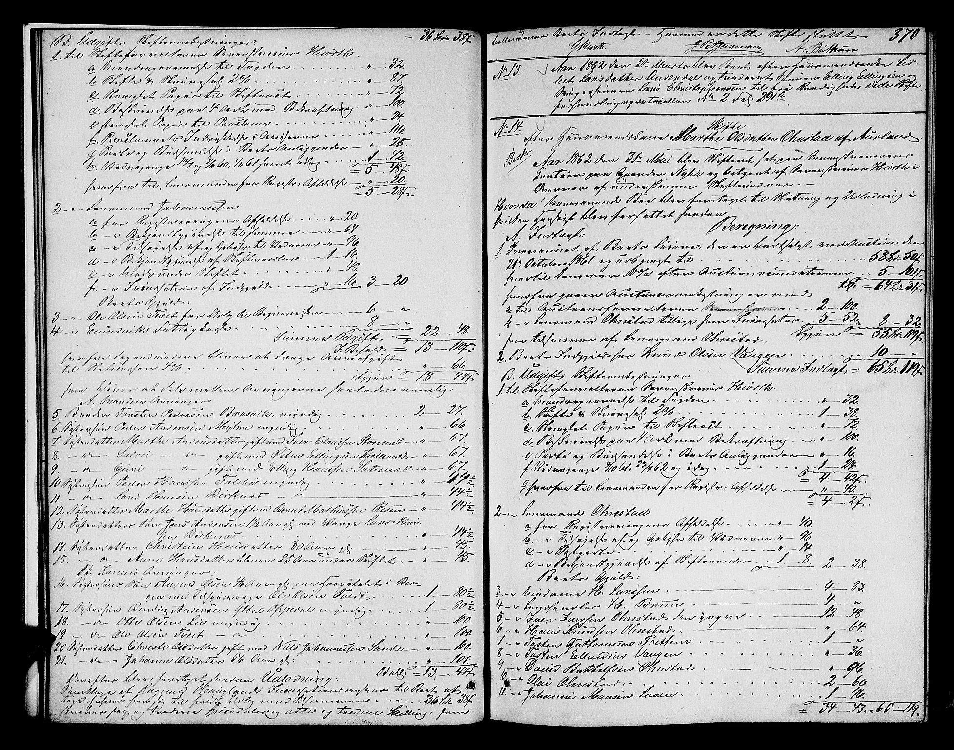 Ytre Sogn tingrett, AV/SAB-A-2601/1/H/Hc/L0001a: Skifteutlodningsprotokoll, 1853-1868, p. 369b-370a